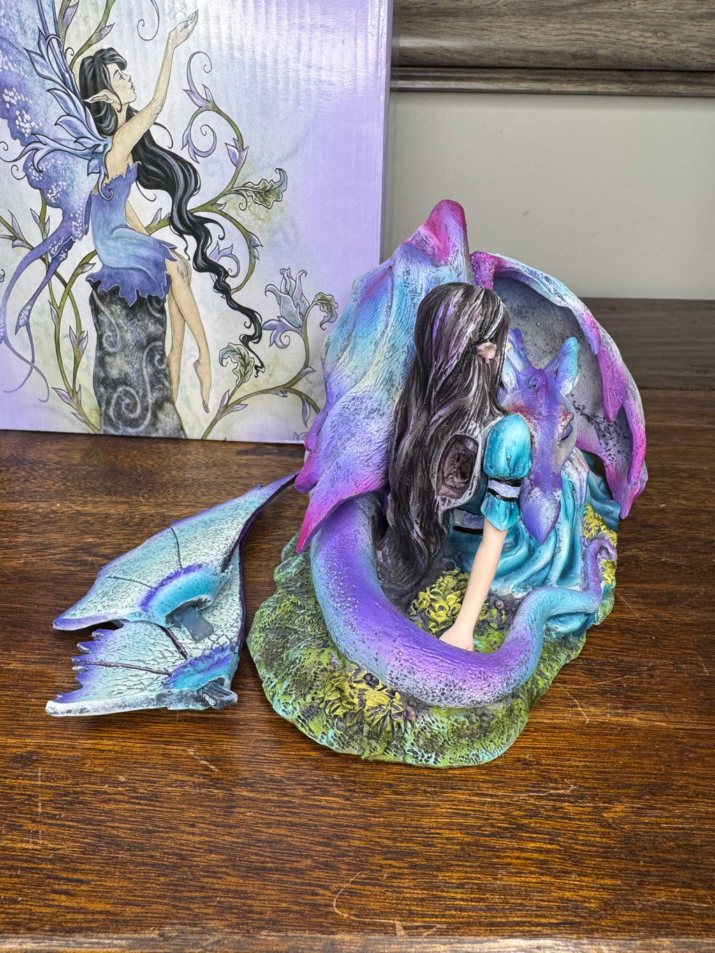 Amy Brown "Let Sleeping Dragons Lie" Figurine NIB