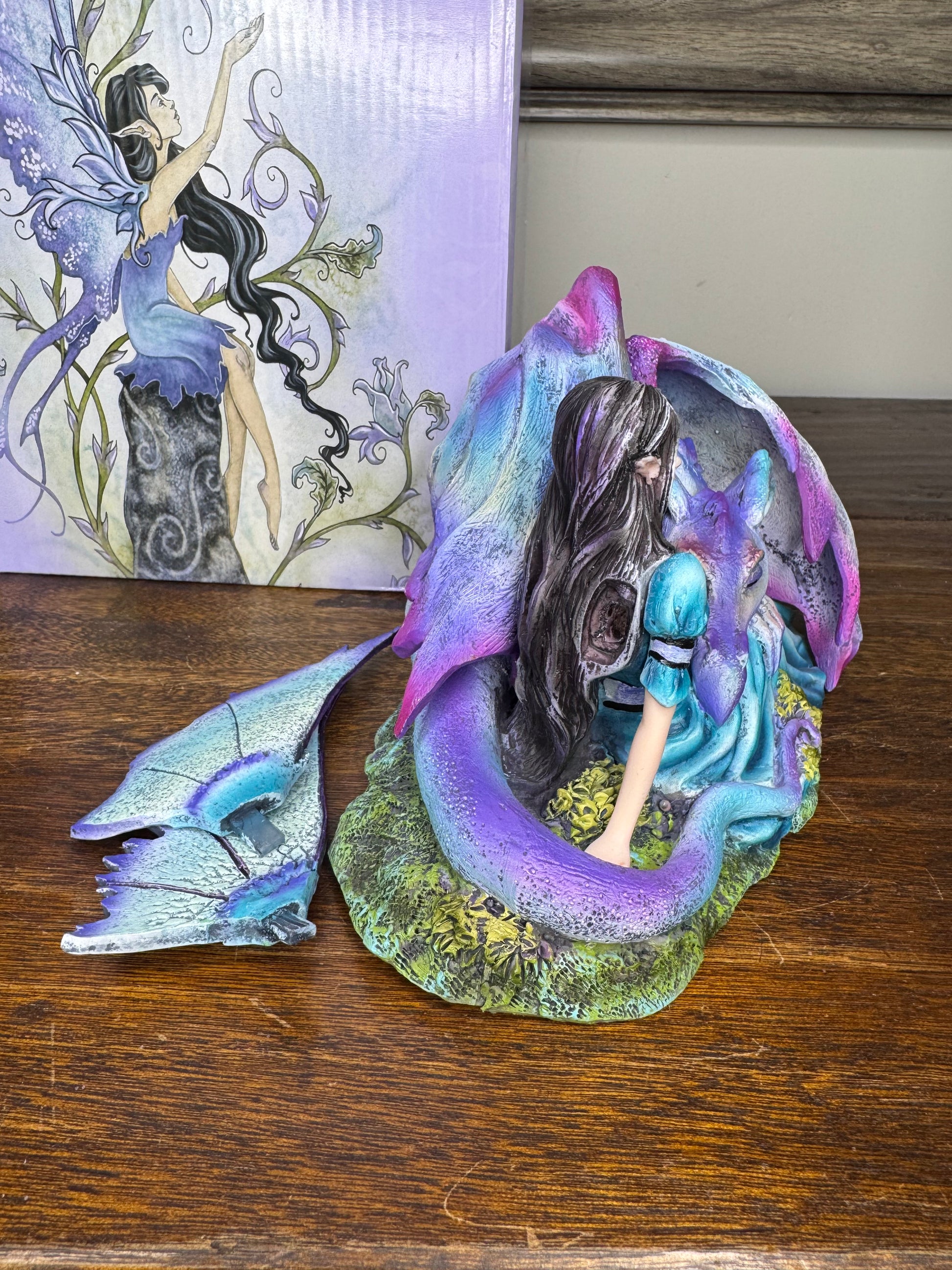 Amy Brown "Let Sleeping Dragons Lie" Figurine NIB