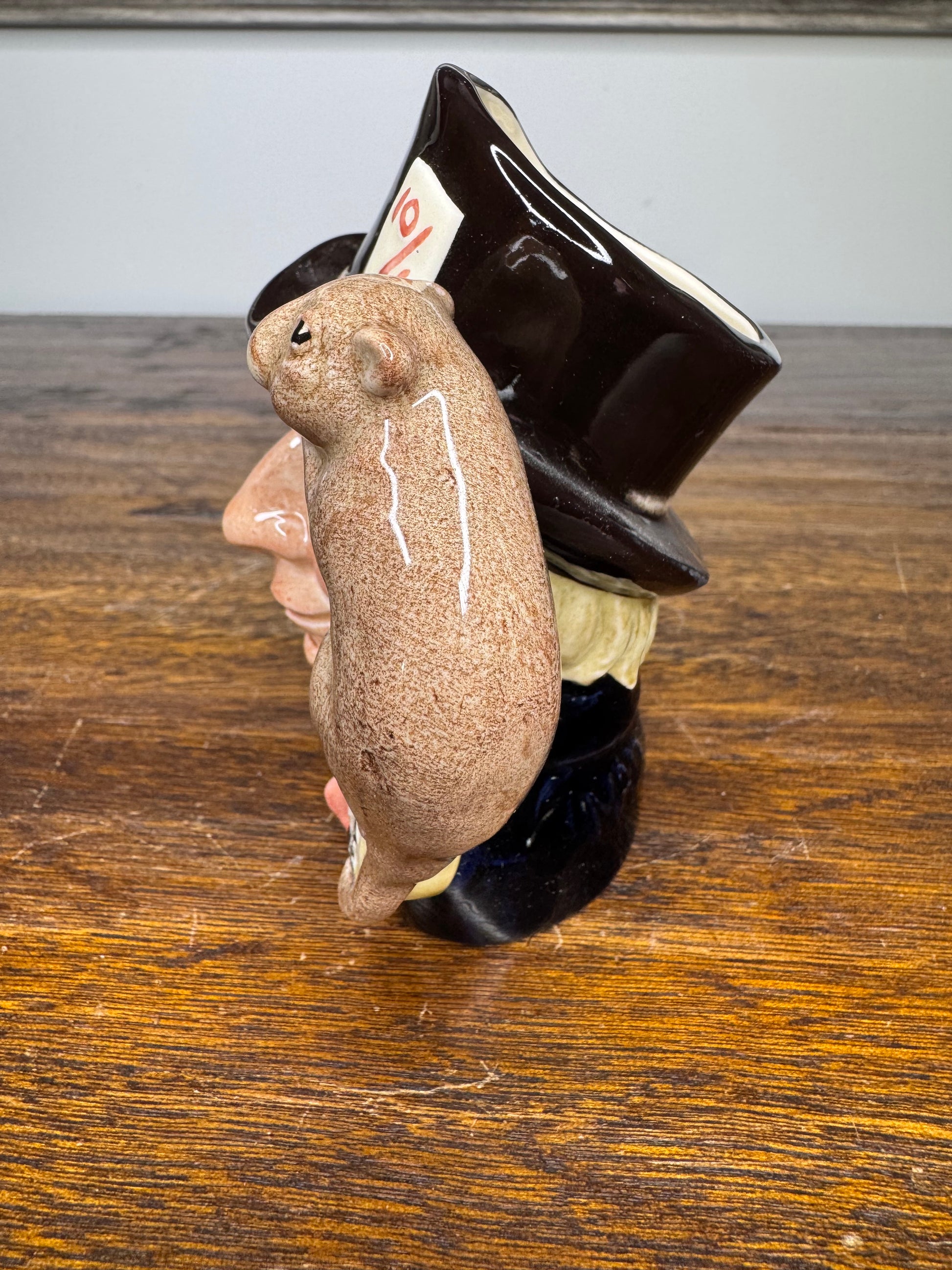Royal Doulton Mad Hatter Toby Jug 4.5"