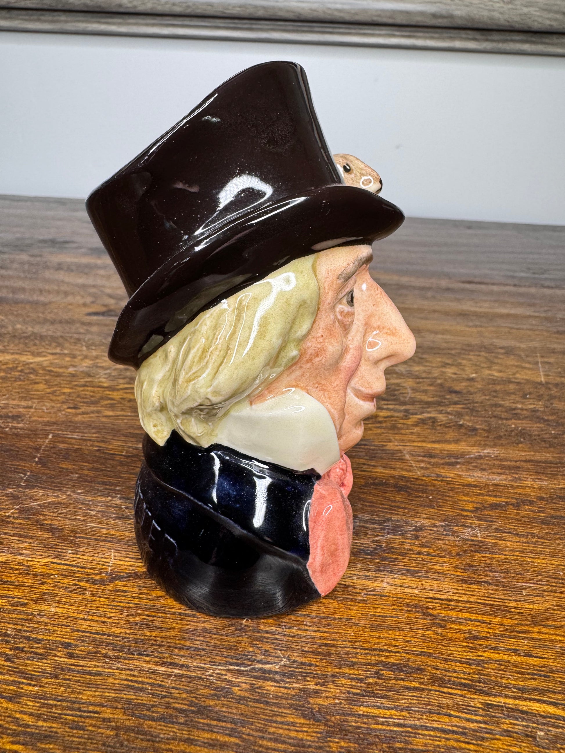 Royal Doulton Mad Hatter Toby Jug 4.5"