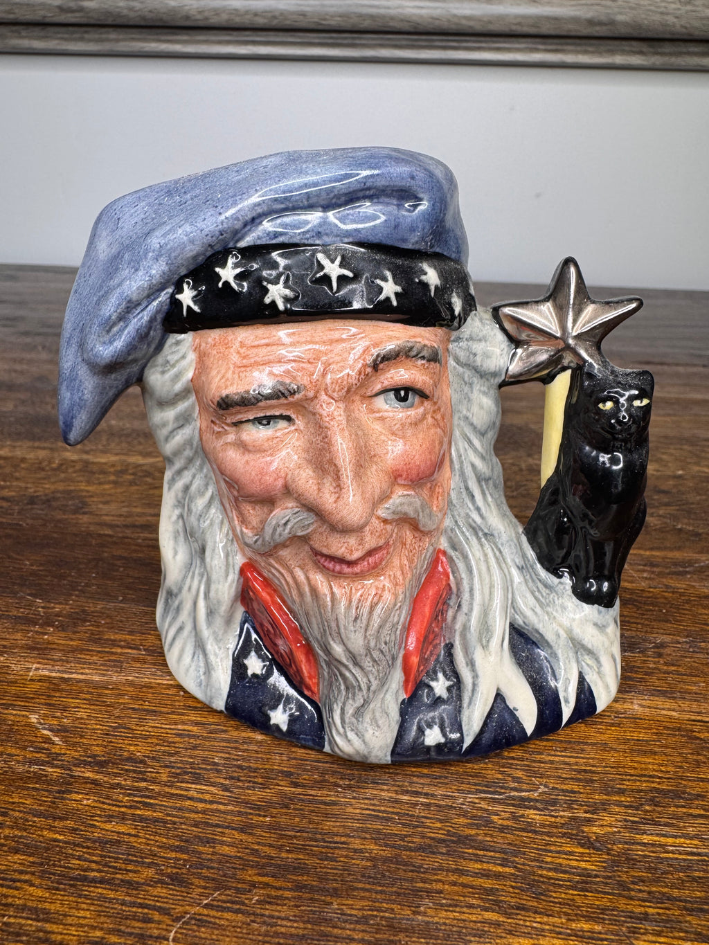 1990 Royal Doulton The Wizard Toby Jug 4"