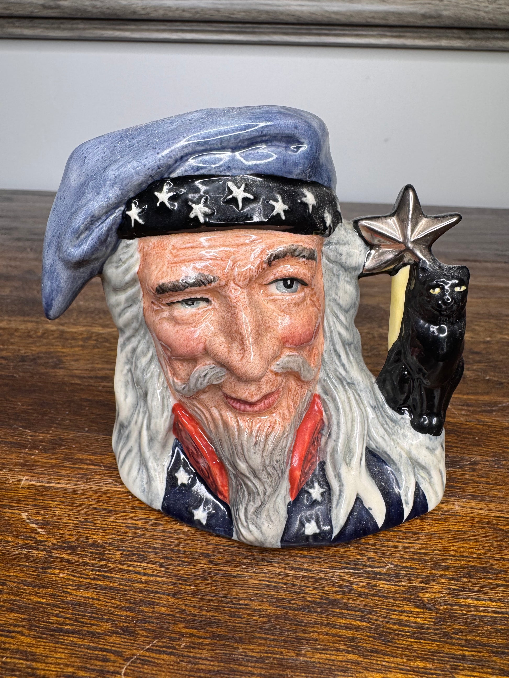 1990 Royal Doulton The Wizard Toby Jug 4"
