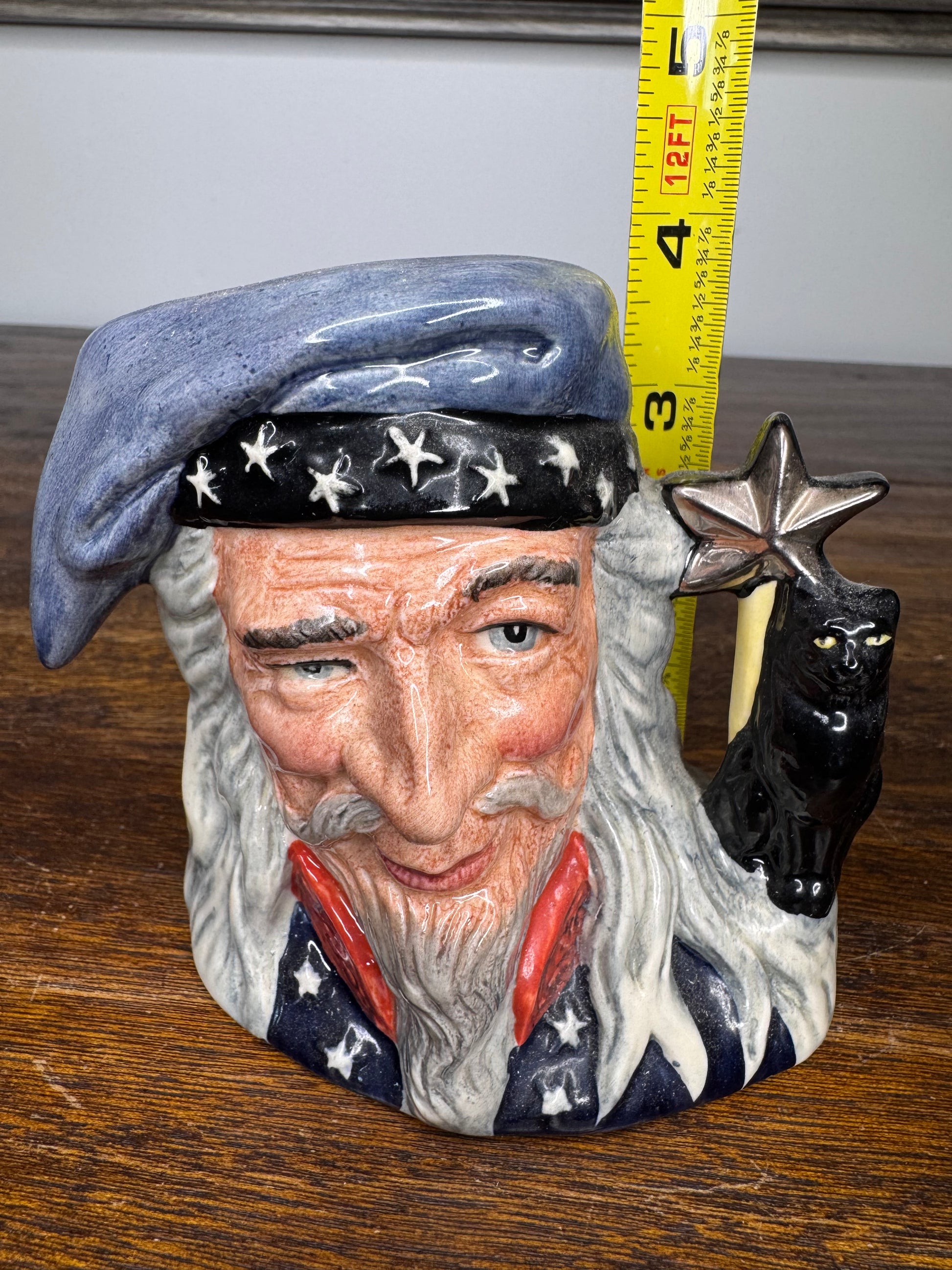 1990 Royal Doulton The Wizard Toby Jug 4"