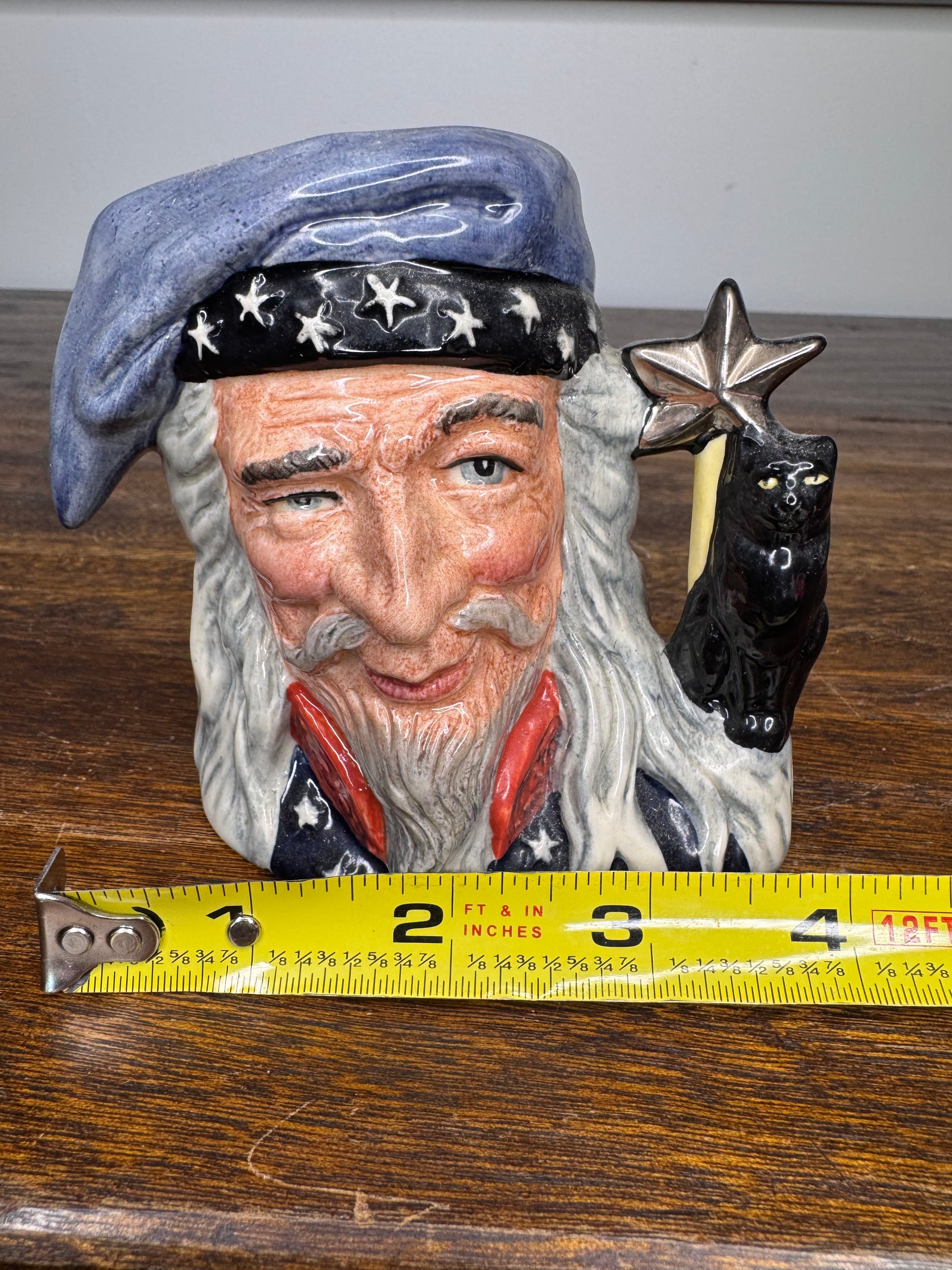 1990 Royal Doulton The Wizard Toby Jug 4"