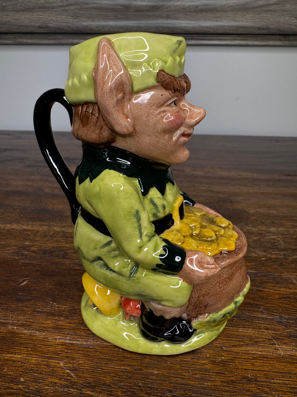 Royal Doulton Limited Edition Leprechaun 5" Toby Character Jug w/ COA 608/2,500