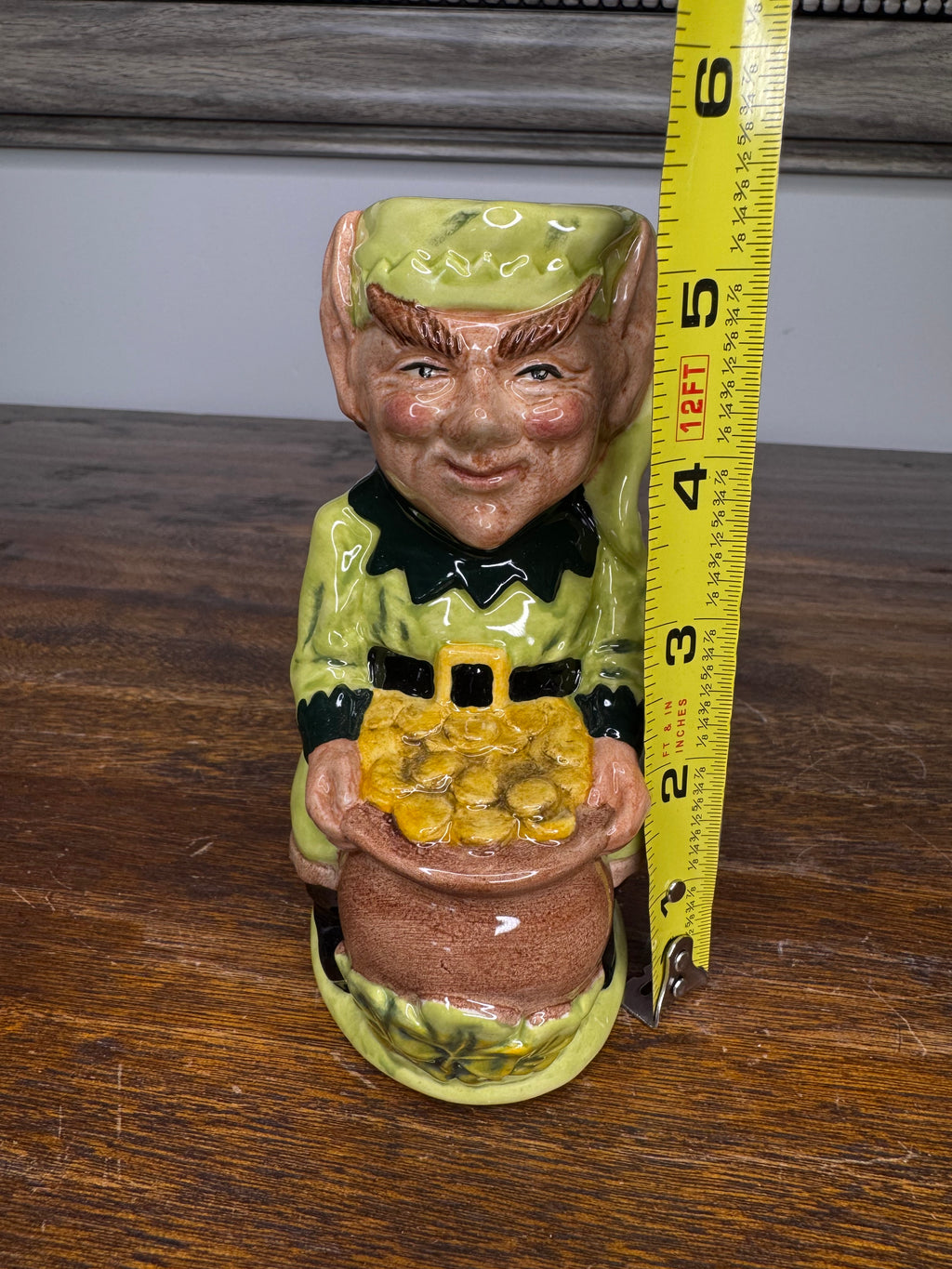 Royal Doulton Limited Edition Leprechaun 5" Toby Character Jug w/ COA 608/2,500