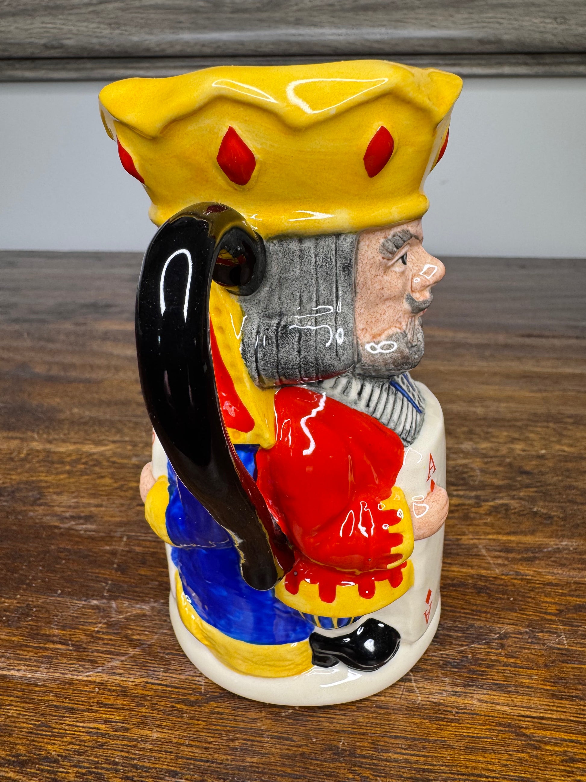 Royal Doulton Limited Ed Two-Sided Queen/King Diamonds Toby Mug w/ COA