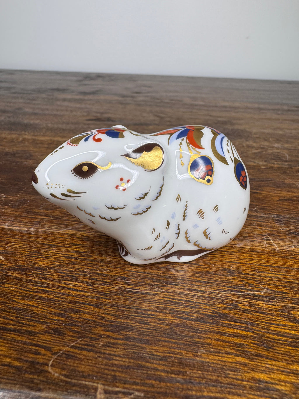 Royal Crown Derby Collectors Guild Exclusive Vole w/Original Box, Gold Stopper