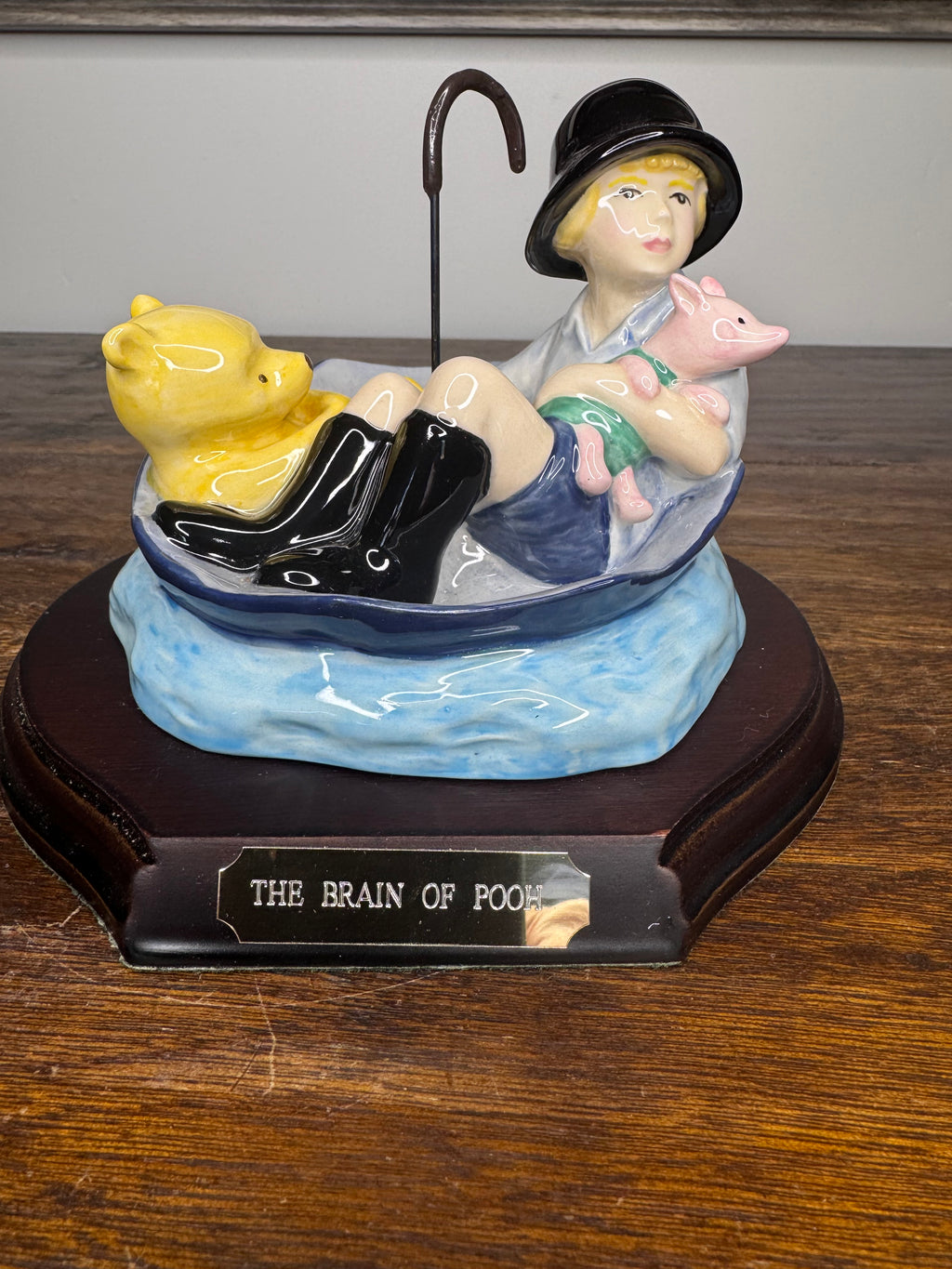 Limited Edition Royal Doulton "The Brain Of Pooh" Winnie the Pooh Figurine w/ Box