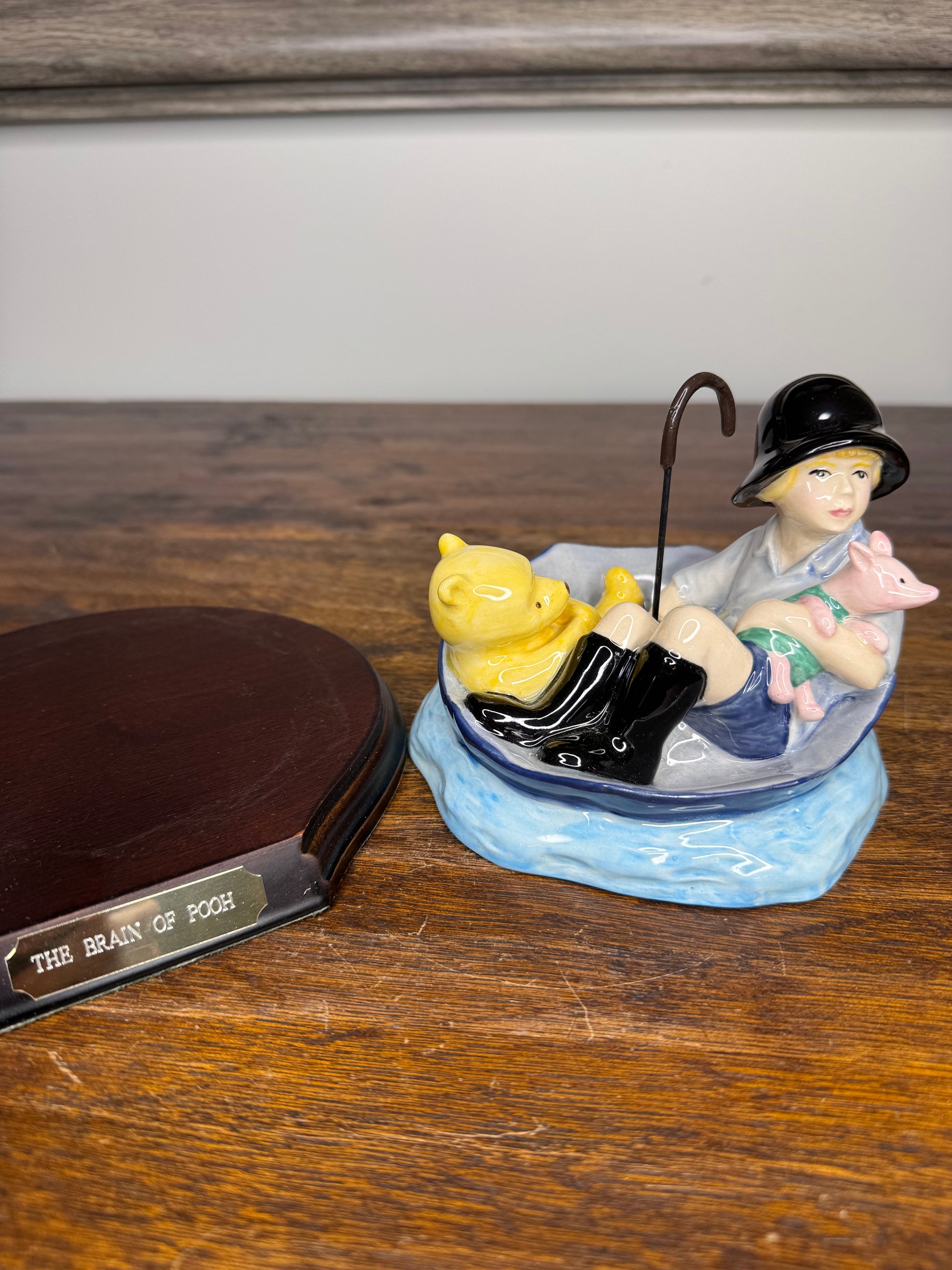 Limited Edition Royal Doulton "The Brain Of Pooh" Winnie the Pooh Figurine w/ Box