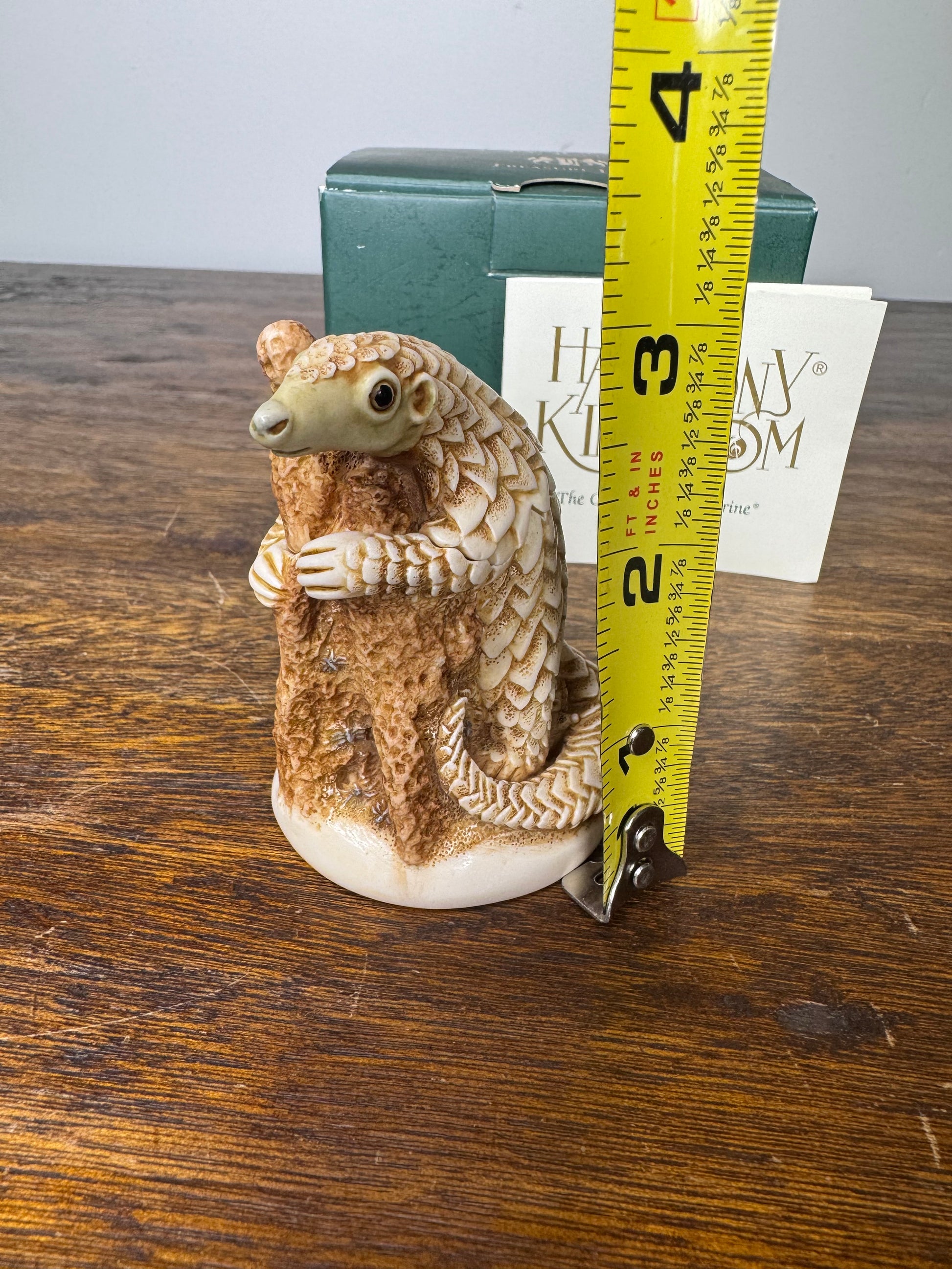 Harmony Kingdom "King Of The Hill" Pangolin Anteater Trinket Box