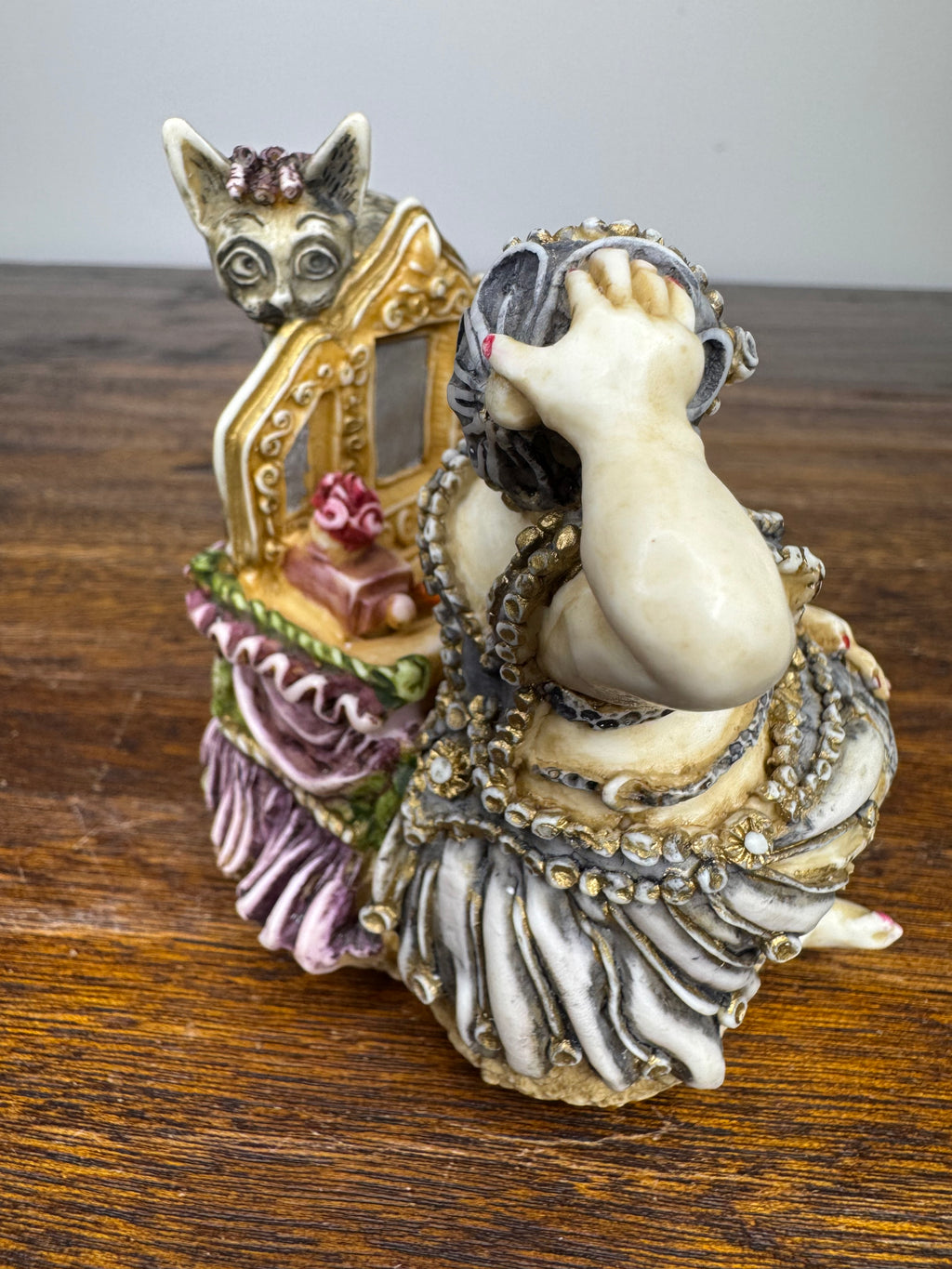 Harmony Kingdom Clare De Lune Josephine and the Cat Trinket Box