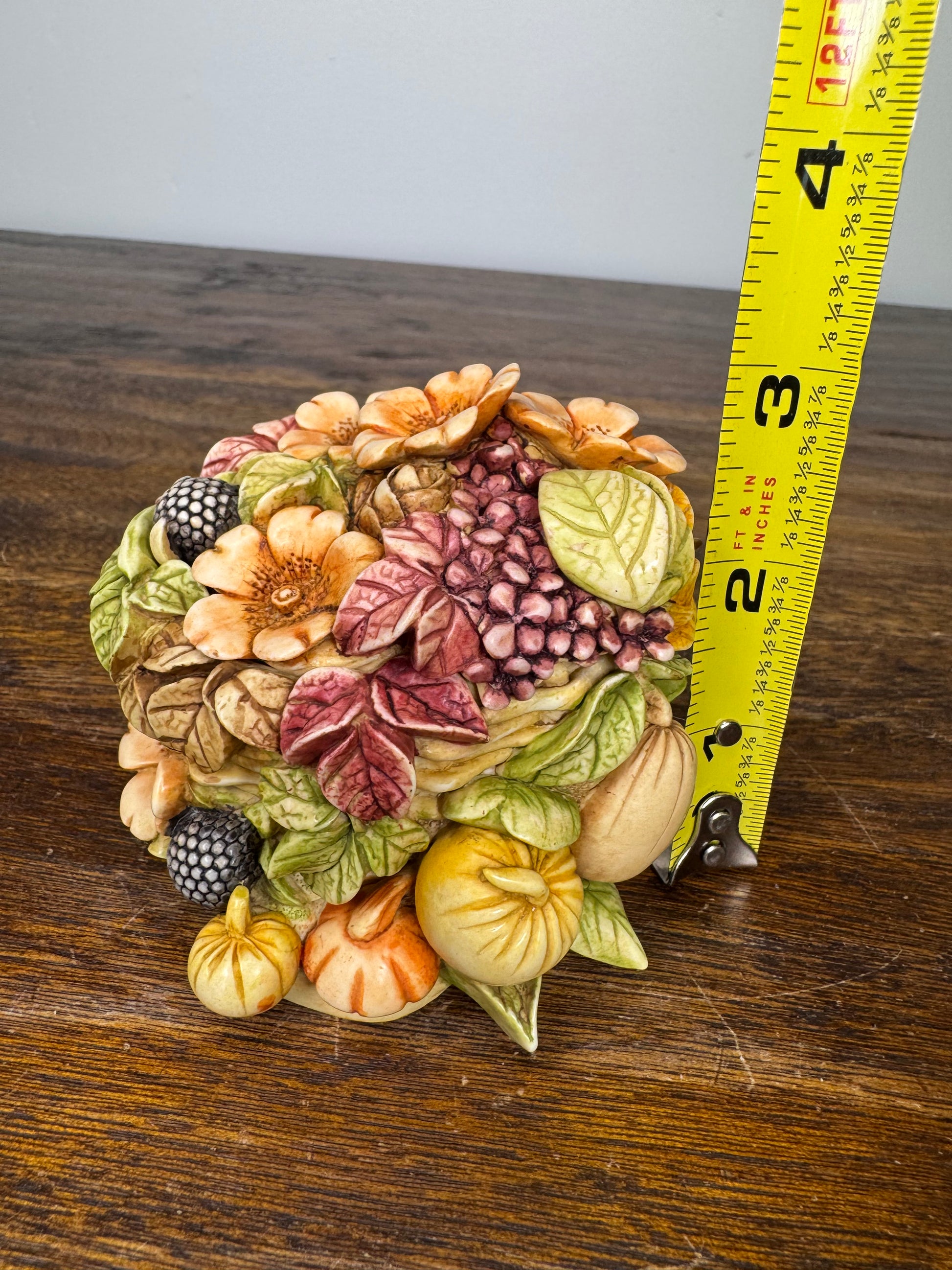 1999 Harmony Kingdom Harmony Garden Halloween Bouquet Trinket Box