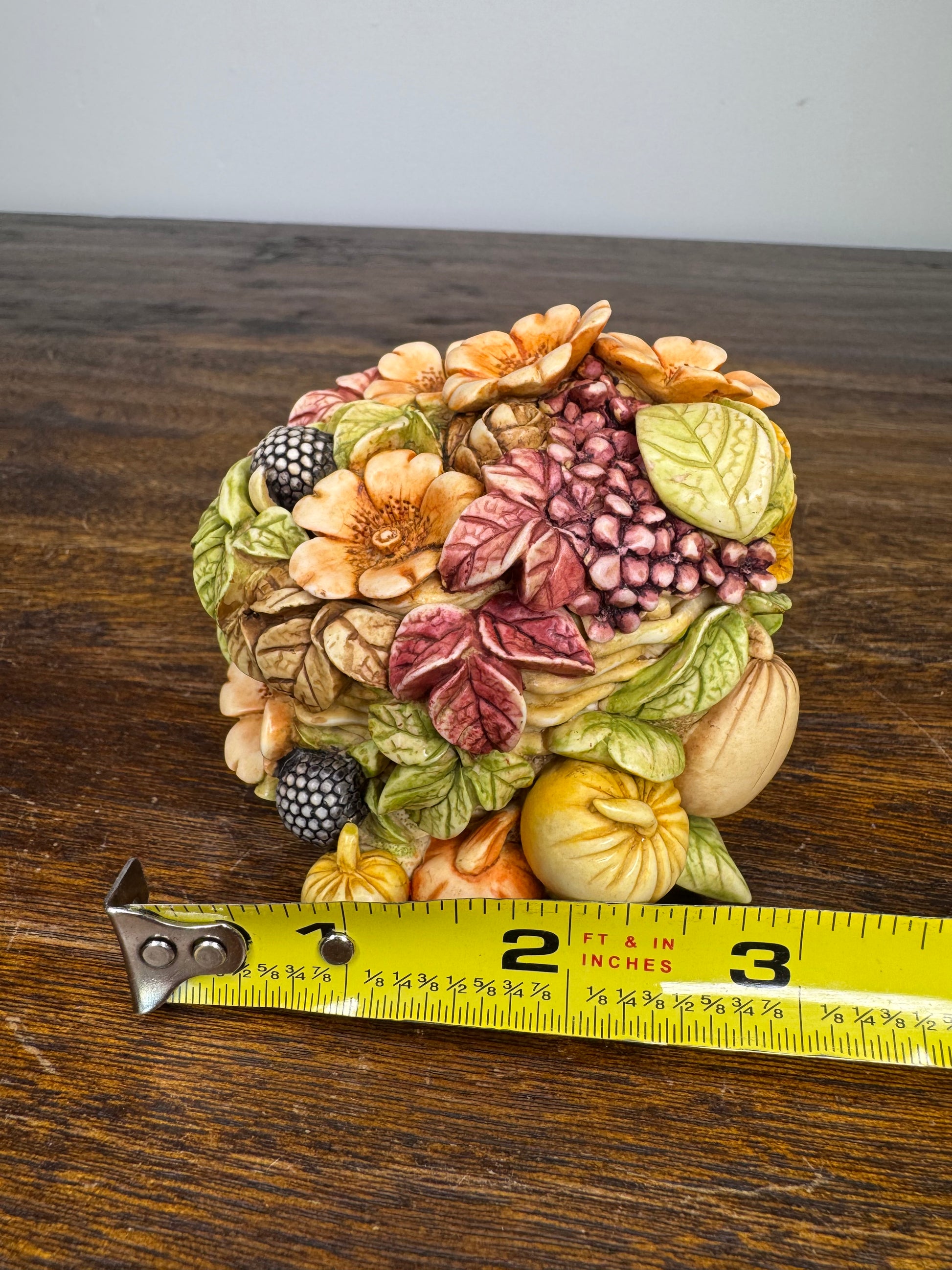 1999 Harmony Kingdom Harmony Garden Halloween Bouquet Trinket Box