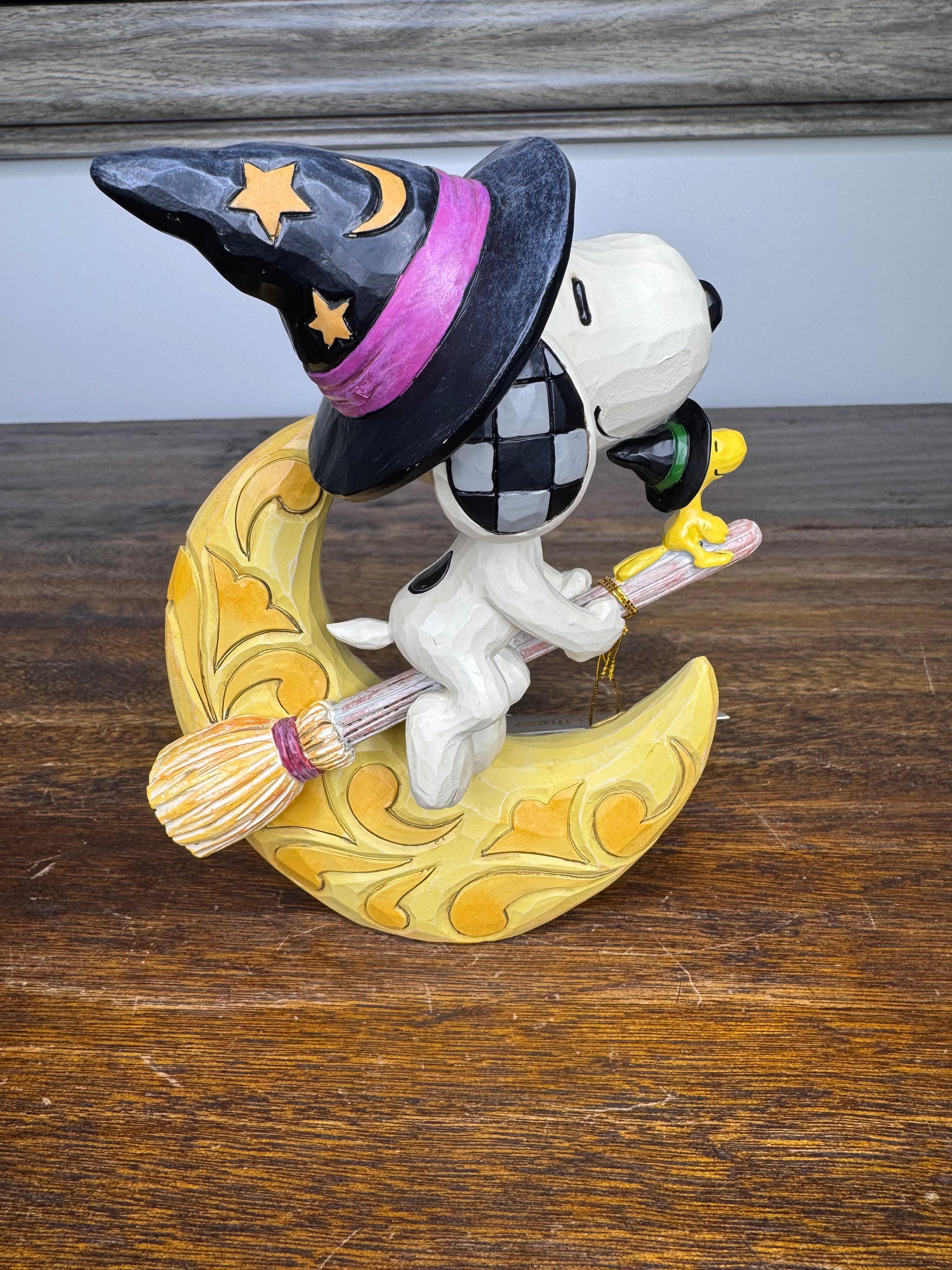 Peanuts by Jim Shore Snoopy Witch on Moon NIB
