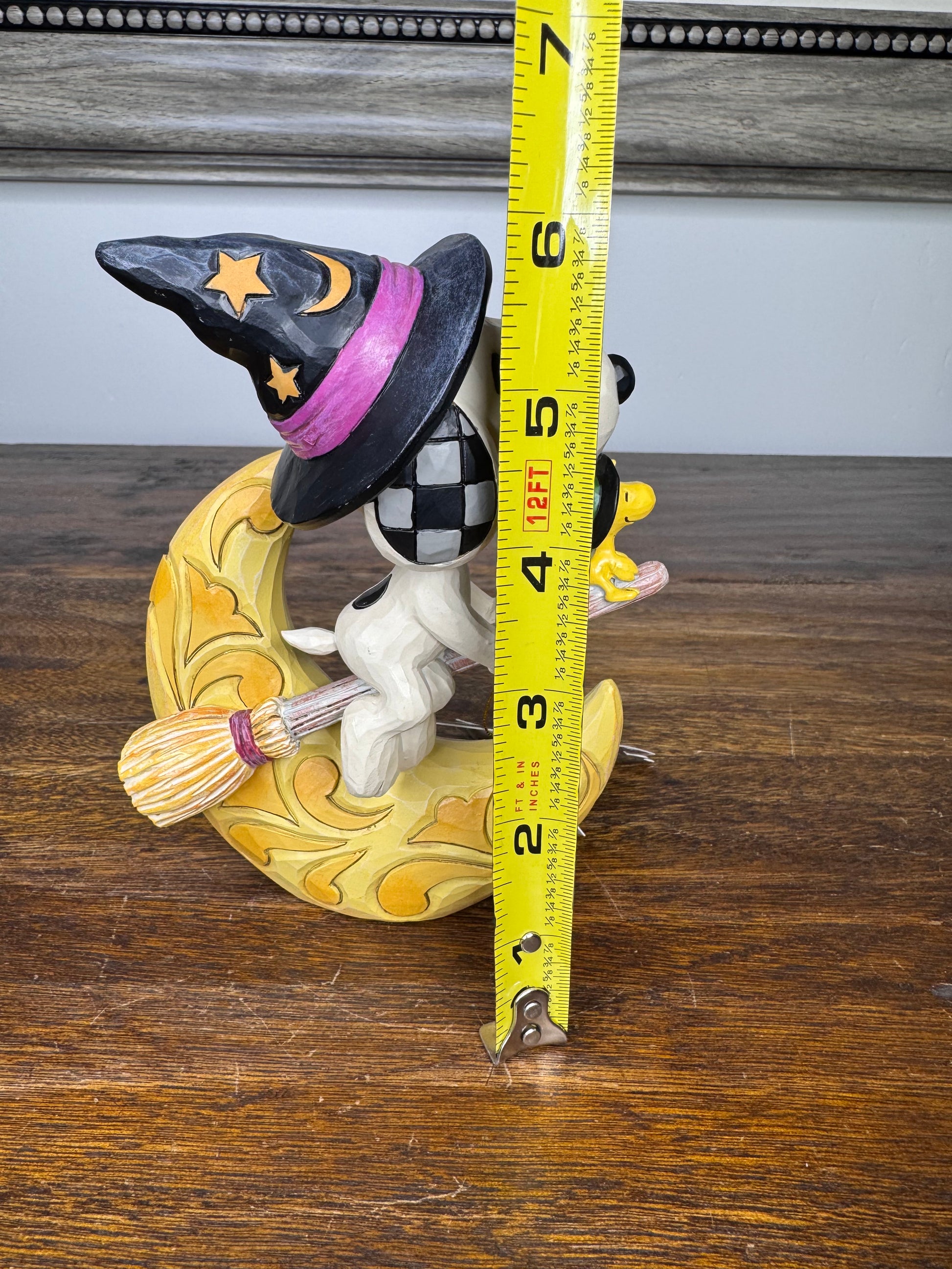 Peanuts by Jim Shore Snoopy Witch on Moon NIB