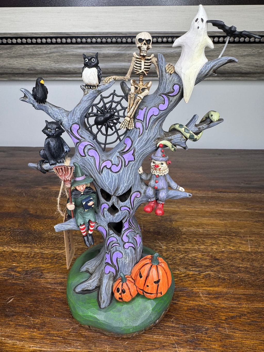 Jim Shore heartwood Creek "Wicked Woods" haunted LED Tree NIB