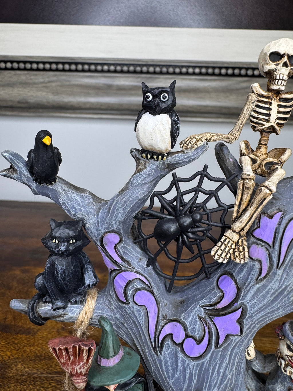 Jim Shore heartwood Creek "Wicked Woods" haunted LED Tree NIB