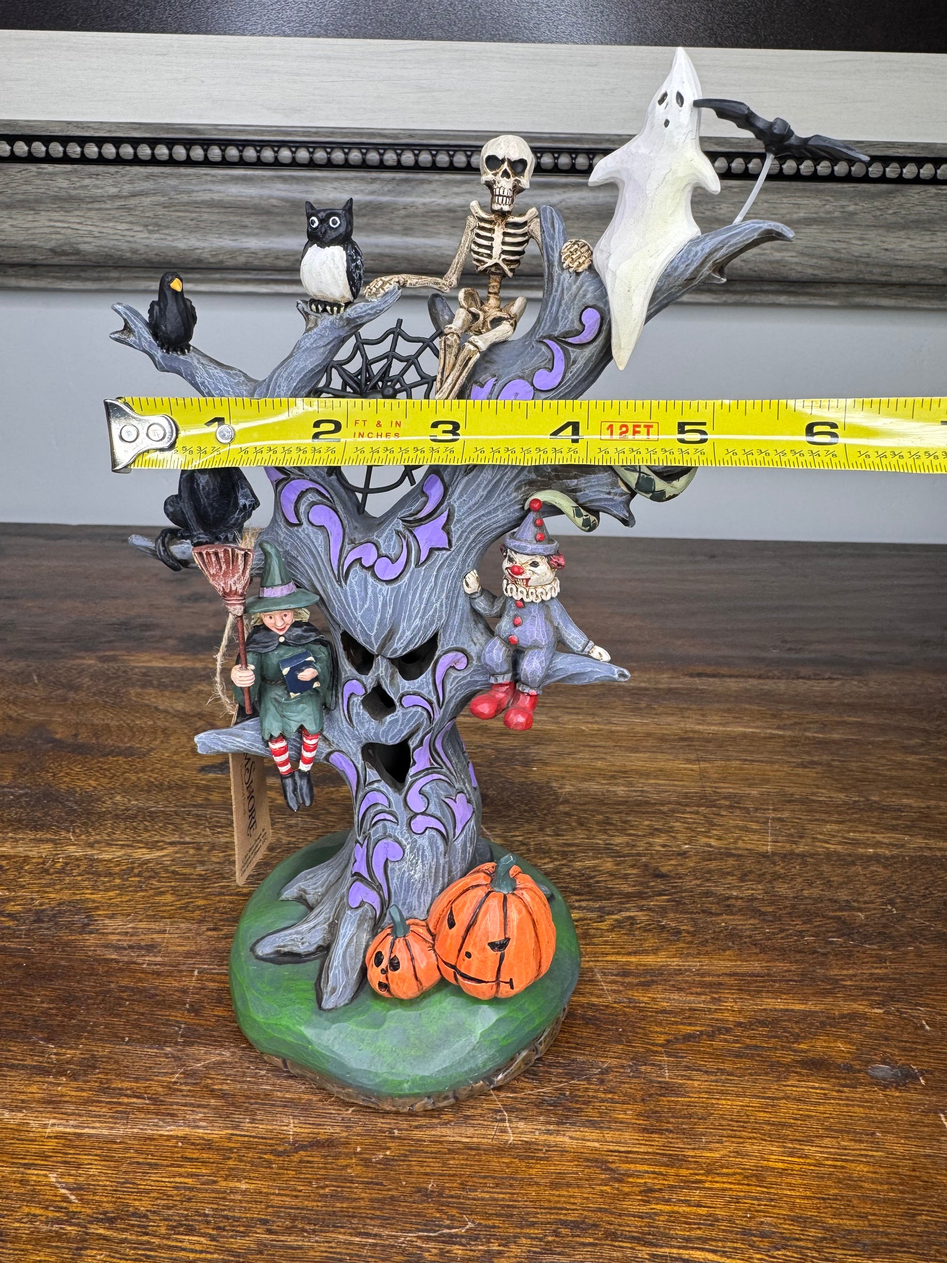 Jim Shore heartwood Creek "Wicked Woods" haunted LED Tree NIB