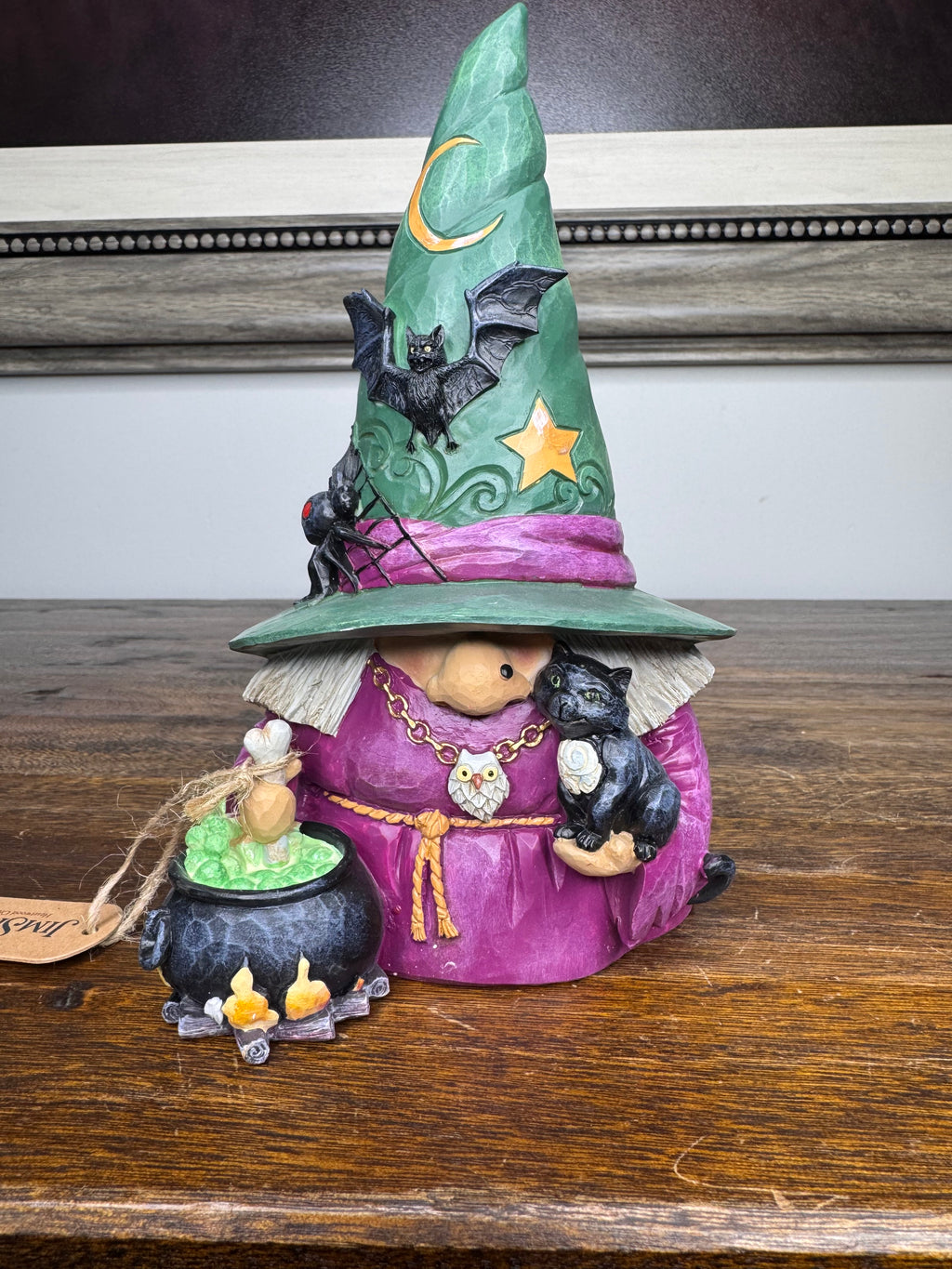Jim Shore Heartwood Creek "Watchful Thinking" Gnome NIB