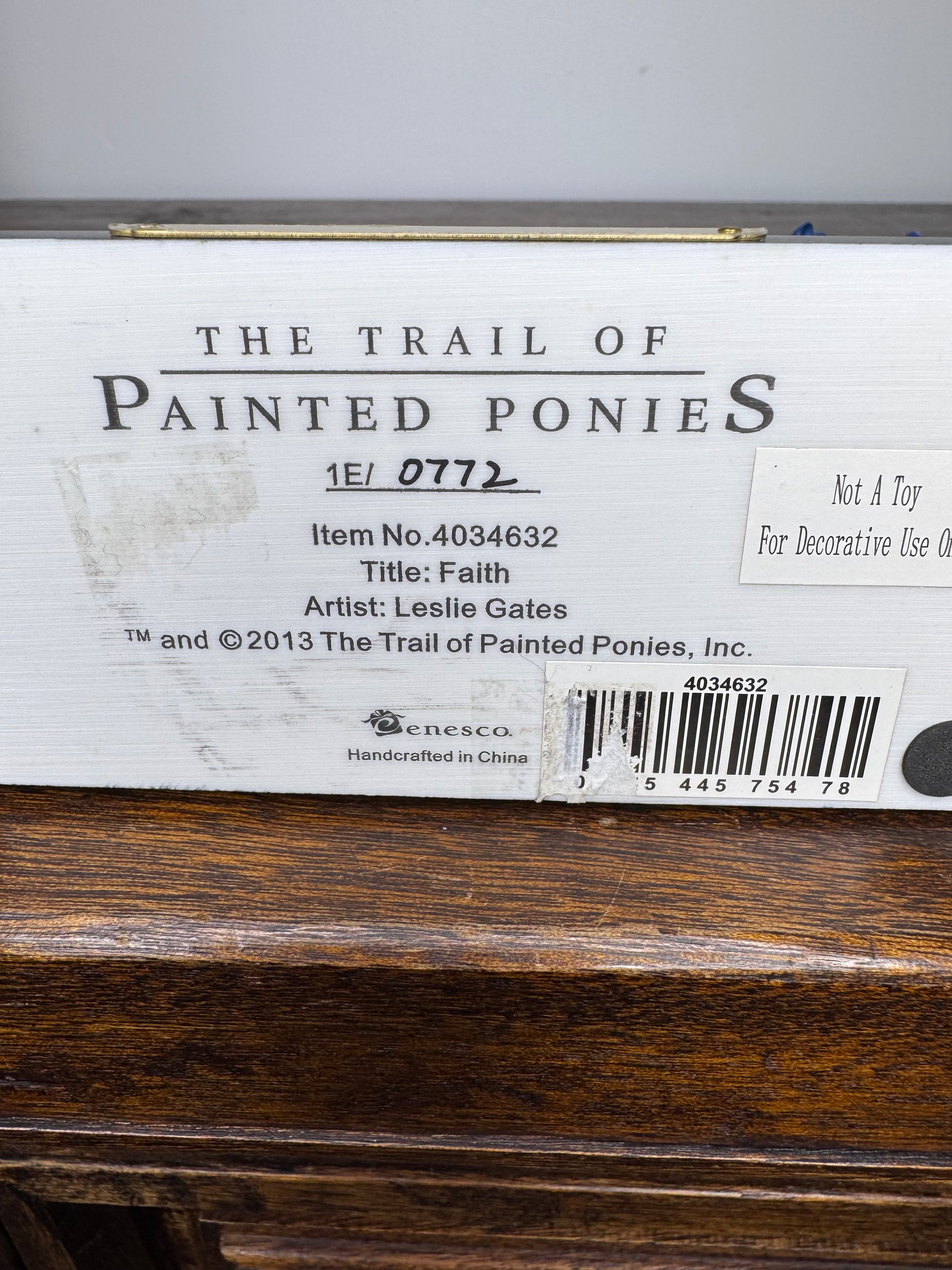 Trail of Painted Ponies Faith 1E Low Number w/ Box