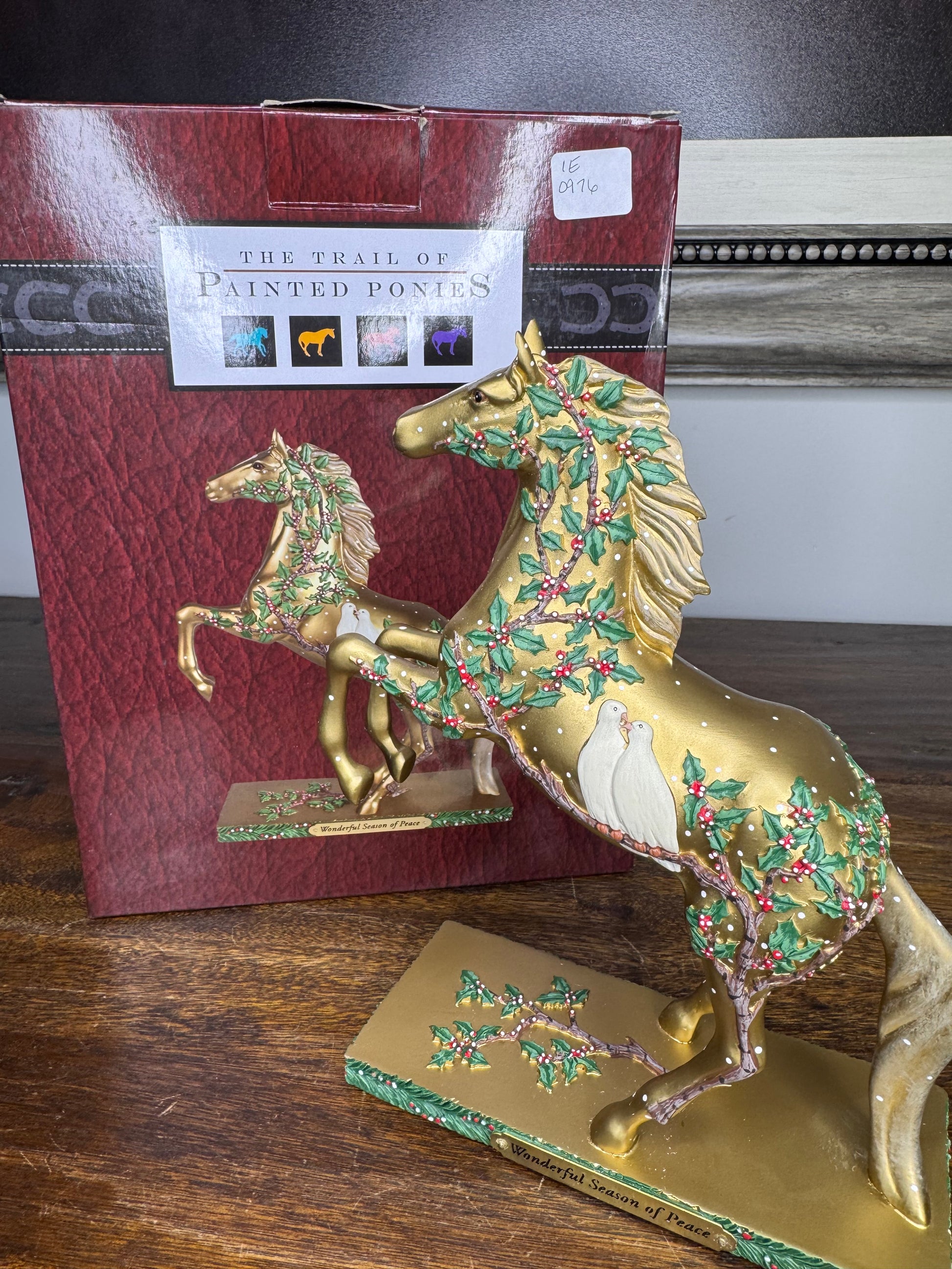 Trail of Painted Ponies Wonderful Season of Peace 1E, Low Number w/Box