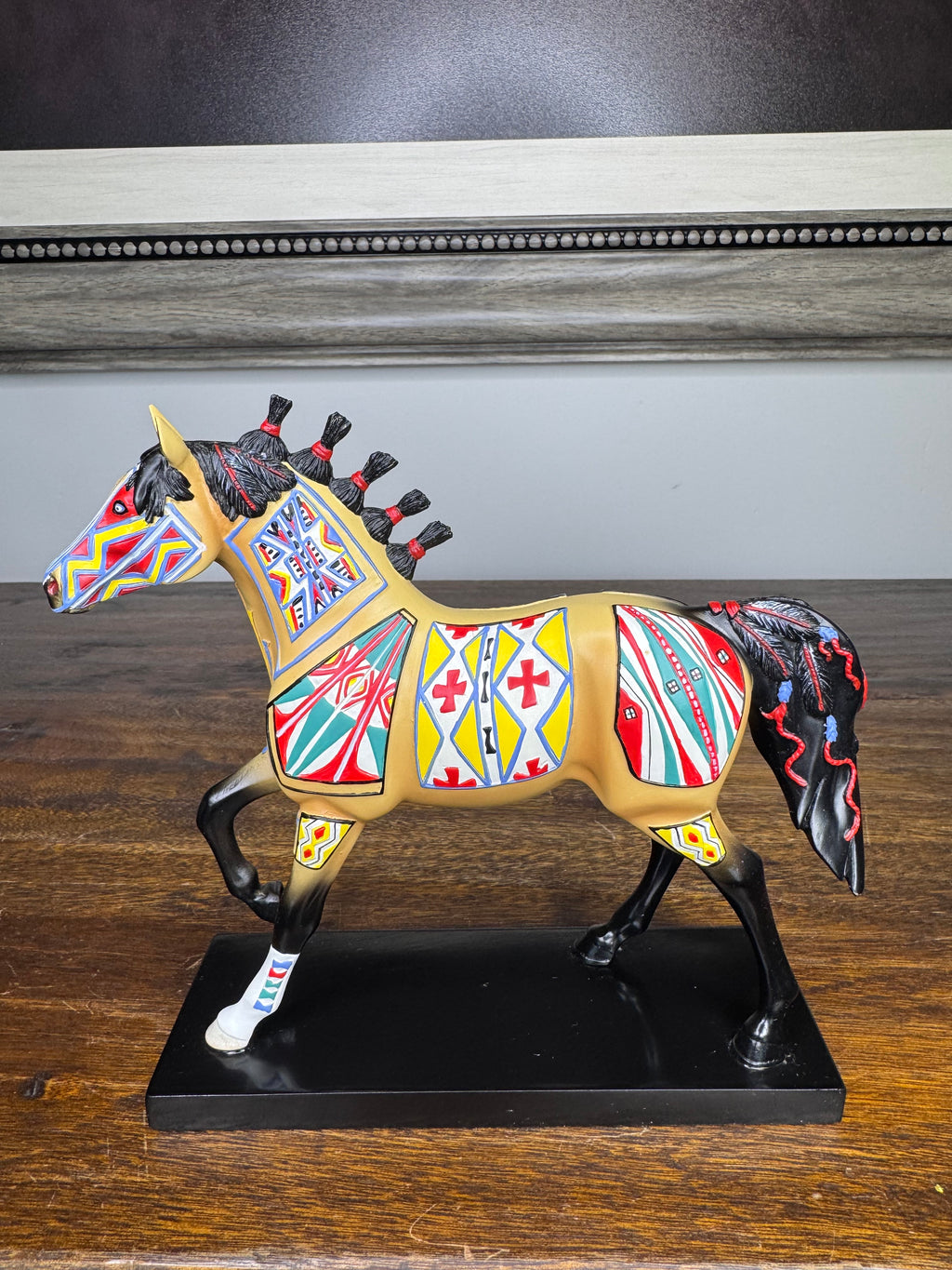 Trail of Painted Ponies Cheyenne Painted Rawhide w/ Box