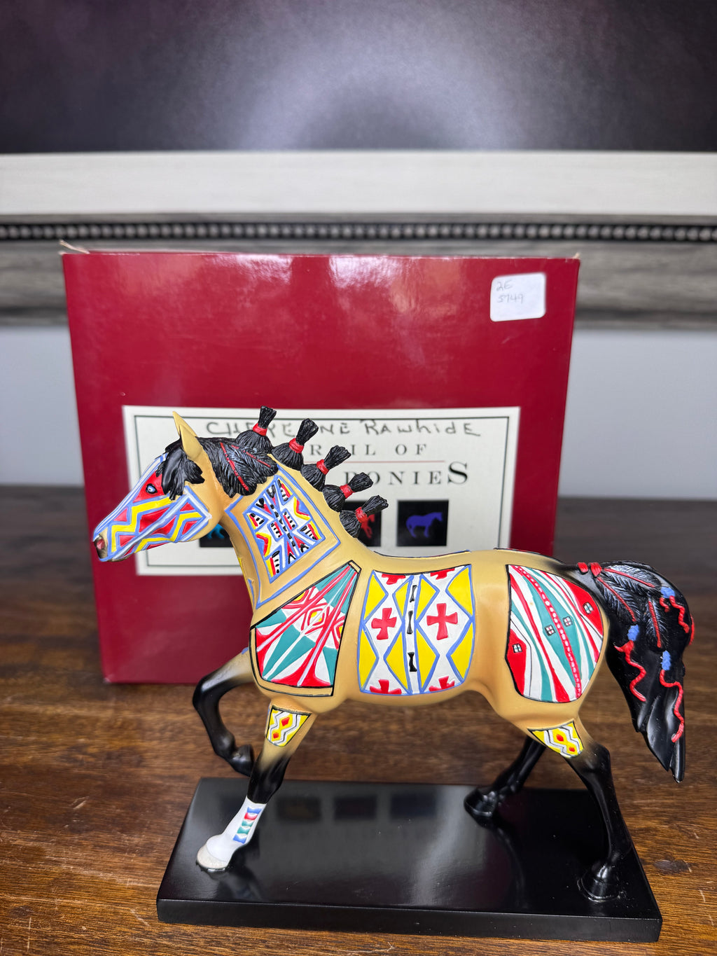 Trail of Painted Ponies Cheyenne Painted Rawhide w/ Box
