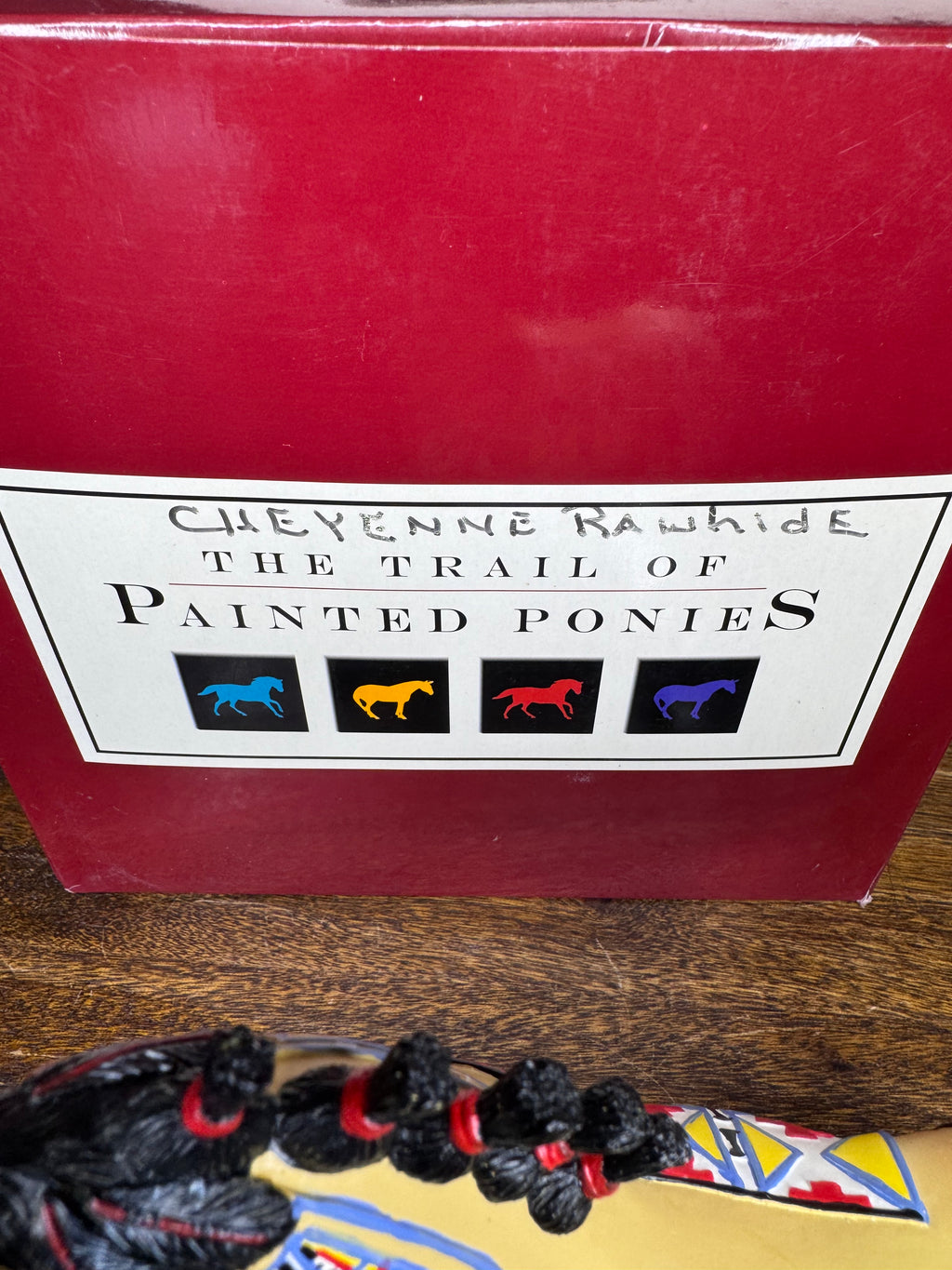 Trail of Painted Ponies Cheyenne Painted Rawhide w/ Box