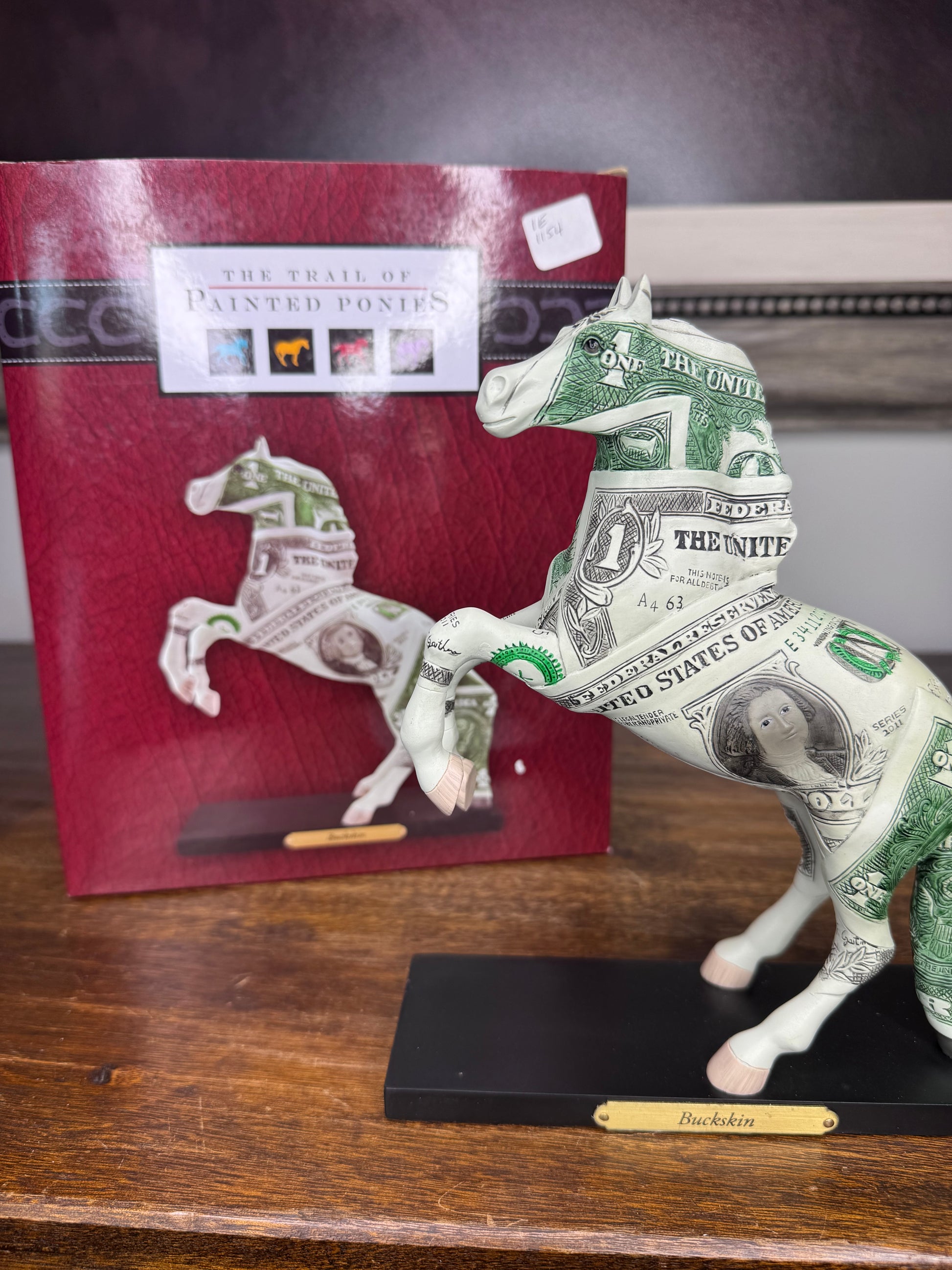 Trail of Painted Ponies "Buckskin" Figurine 1E w/ Box
