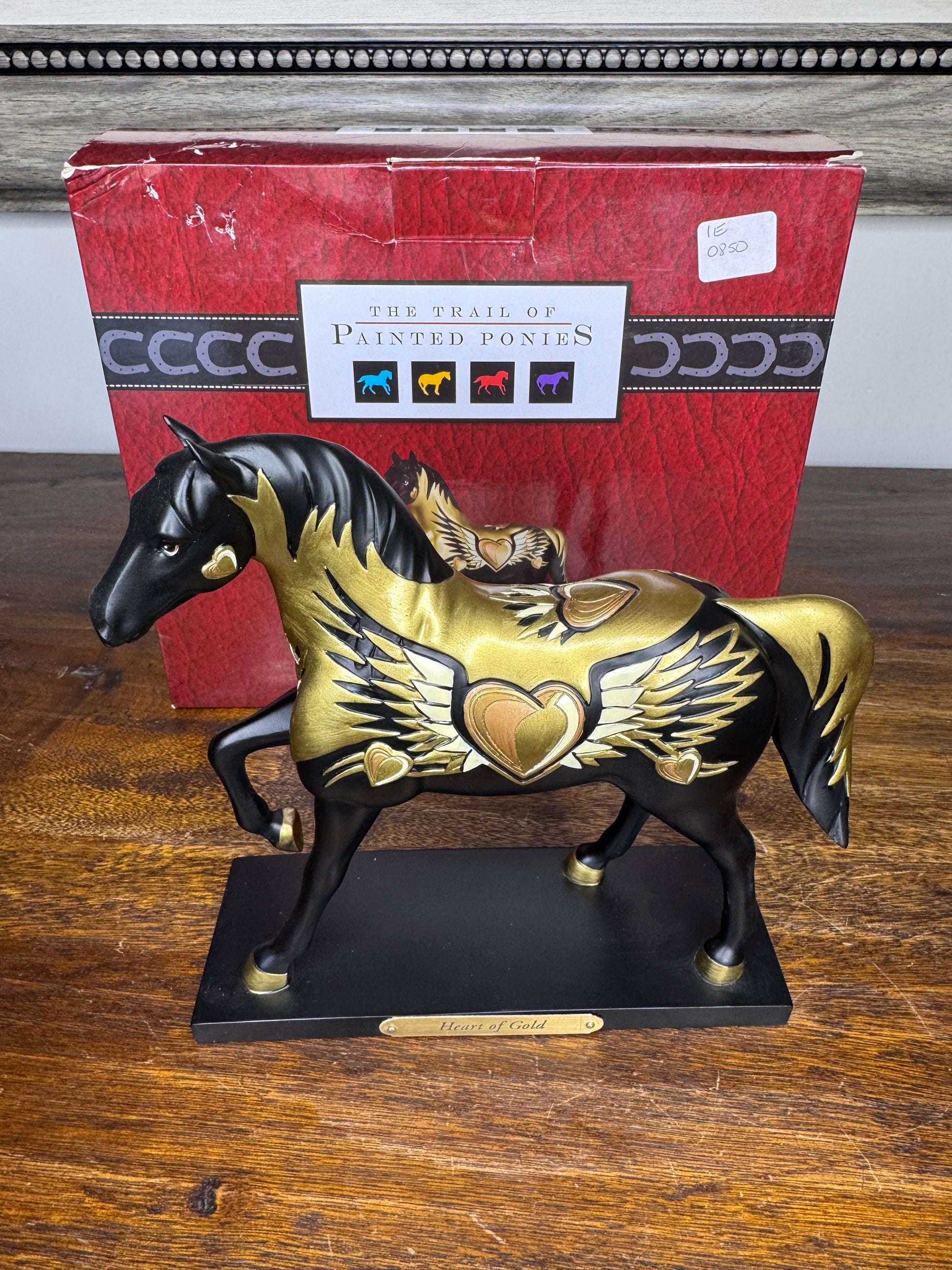 Trail of Painted Ponies 1E Low Number "Heart of Gold" Figurine w/ Box