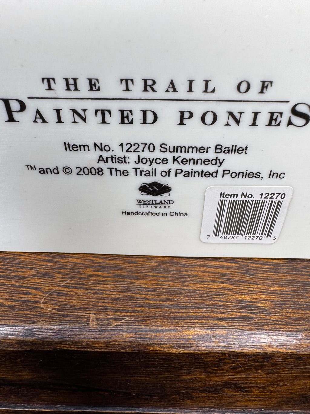 Trail of Painted Ponies Limited Ed Summer Ballet Figurine w/ Box