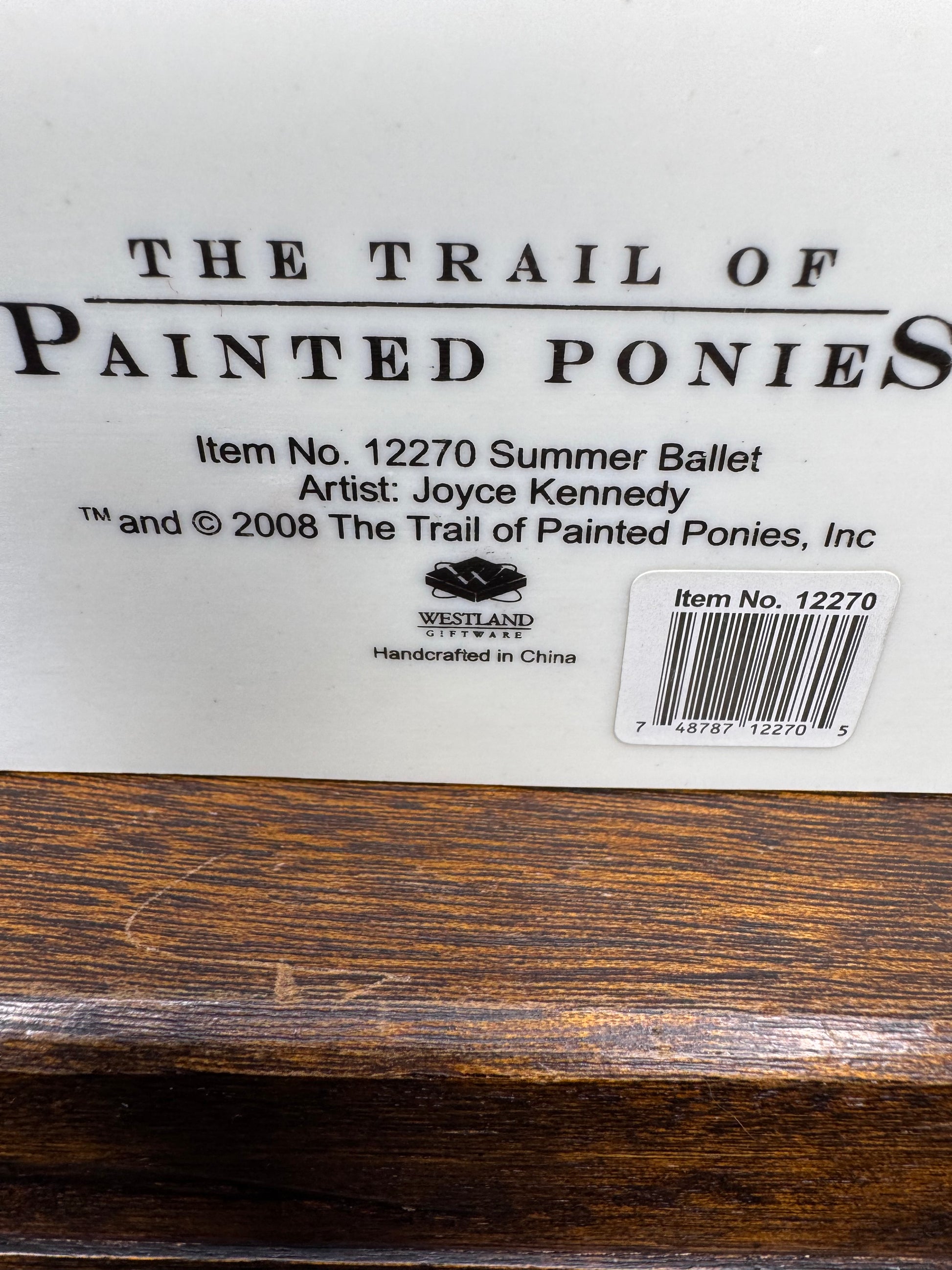 Trail of Painted Ponies Limited Ed Summer Ballet Figurine w/ Box