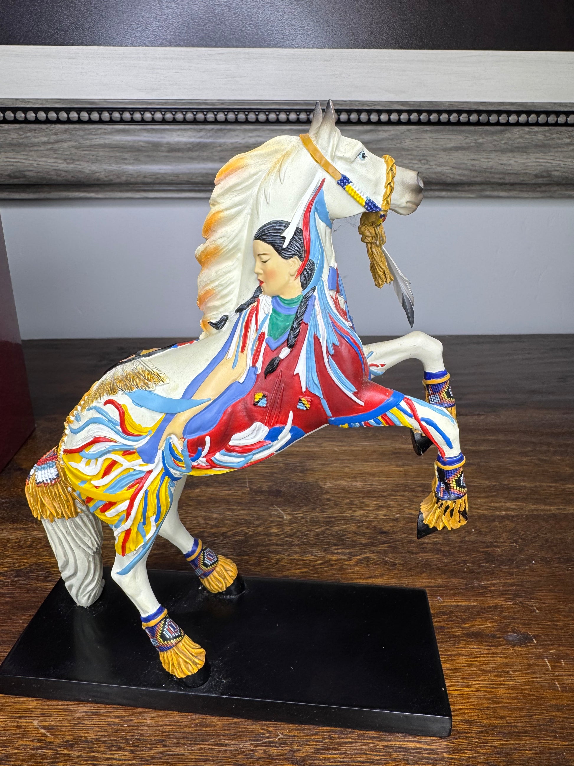Trail of Painted Ponies 1E Carries the Spirit w/ Original Box