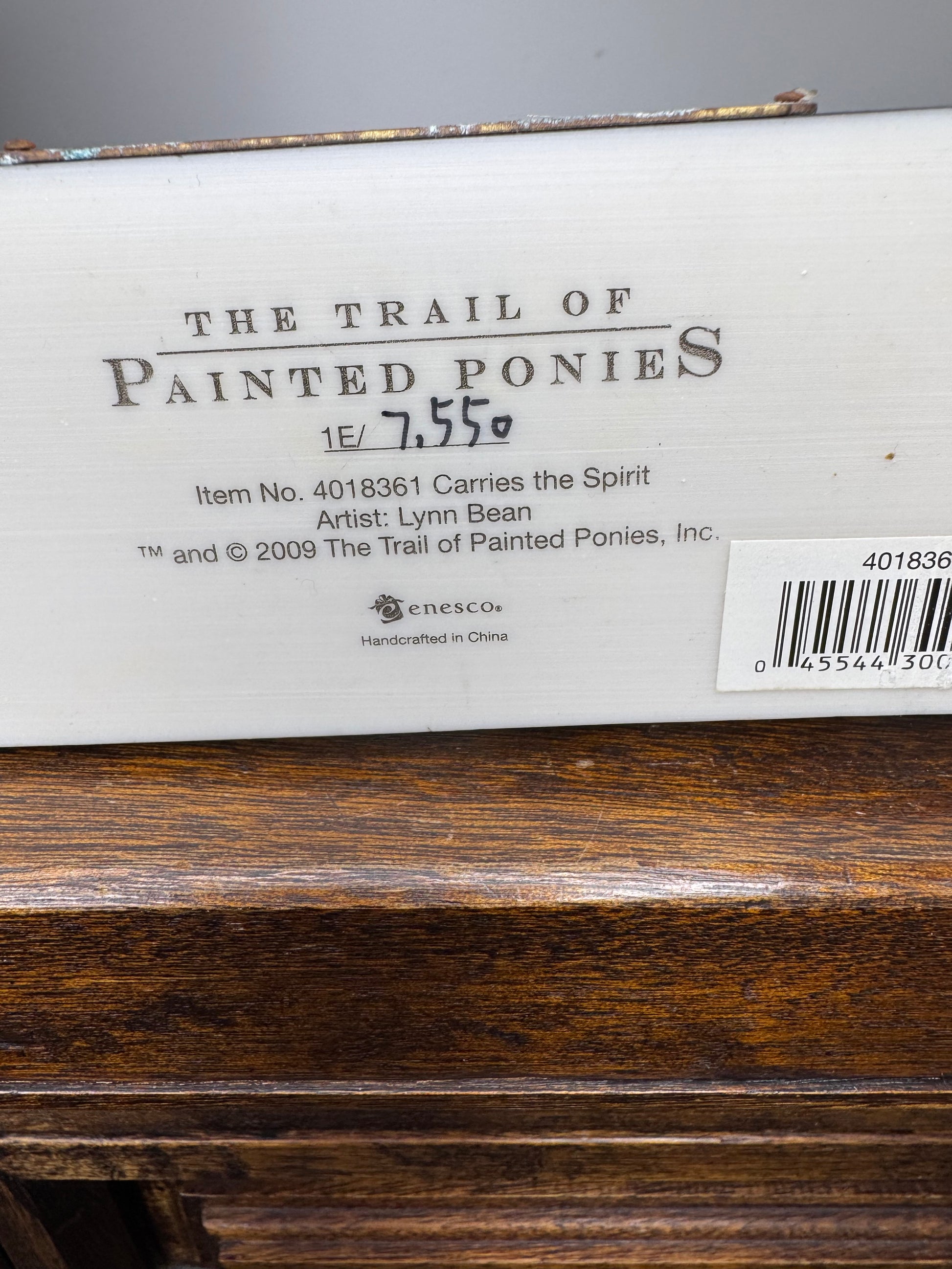 Trail of Painted Ponies 1E Carries the Spirit w/ Original Box