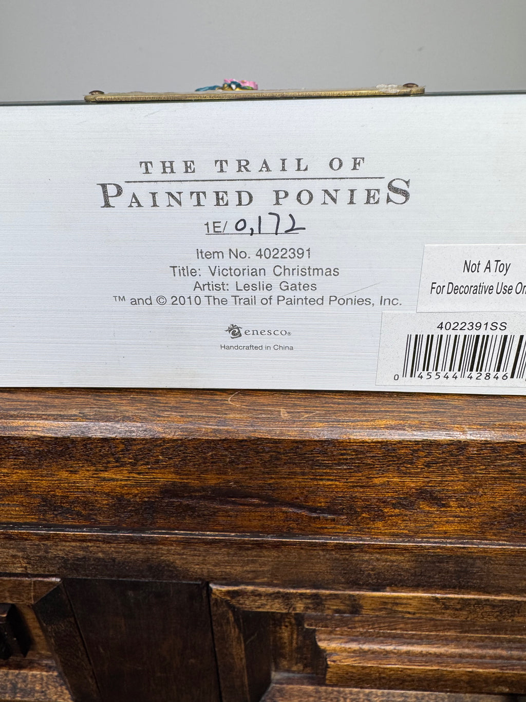 Trail of Painted Ponies Victorian Christmas 1E Low Number w/ Box
