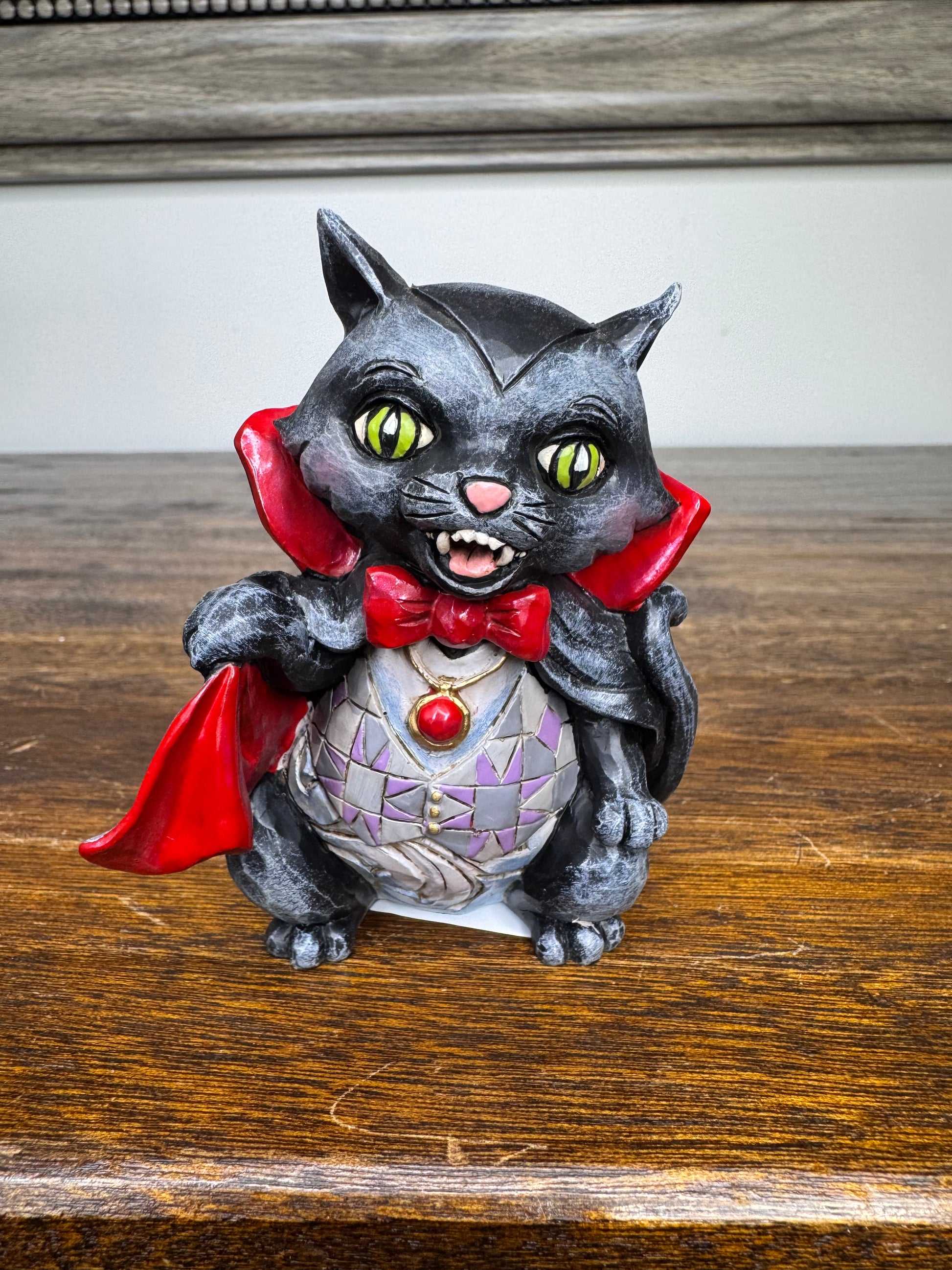 Jim Shore heartwood Creek Mini Vampire Cat NIB