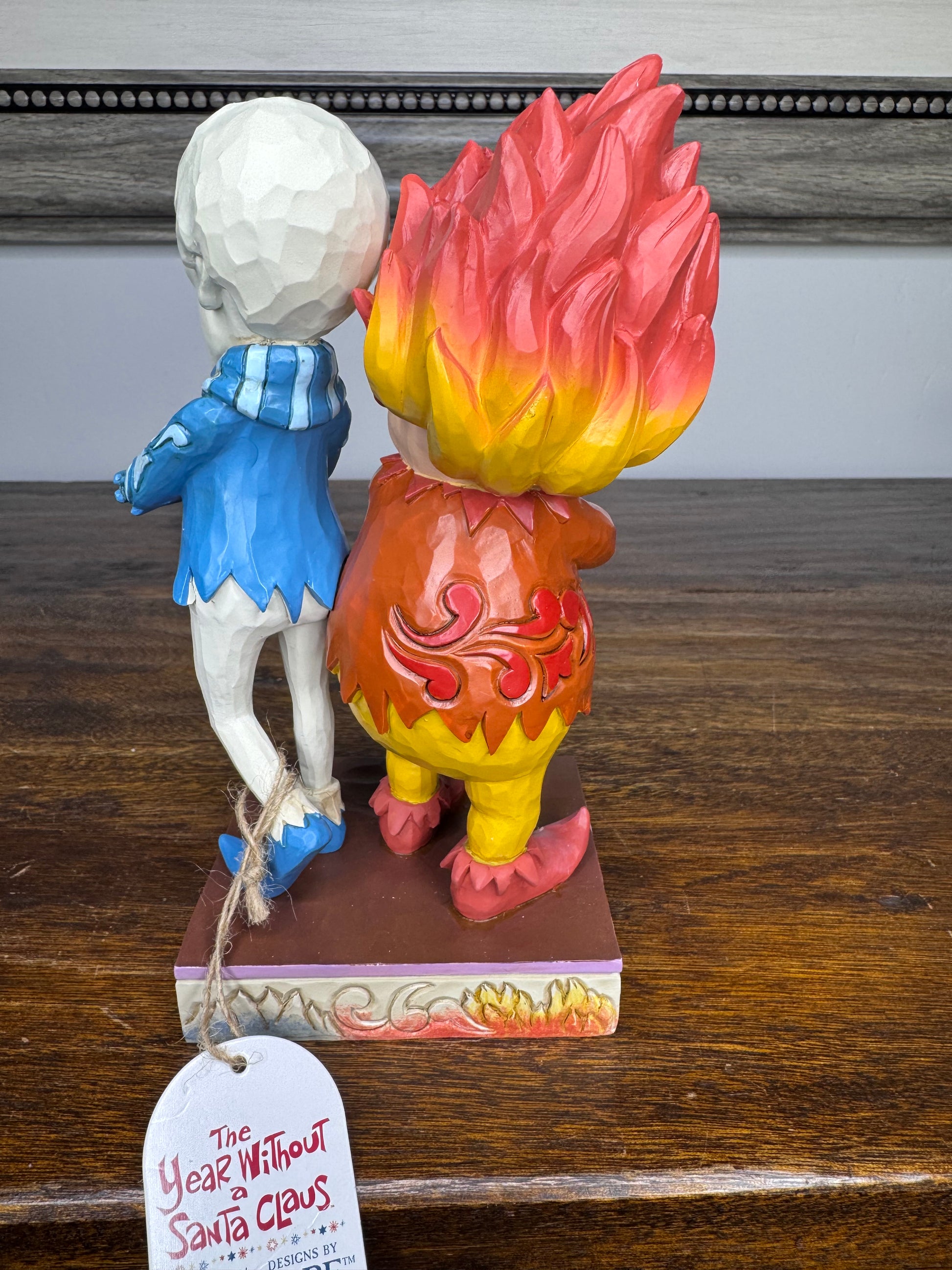 Jim Shore Heartwood Creek Heat and Snow Miser Back to Back w Box