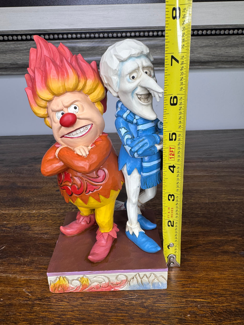 Jim Shore Heartwood Creek Heat and Snow Miser Back to Back w Box