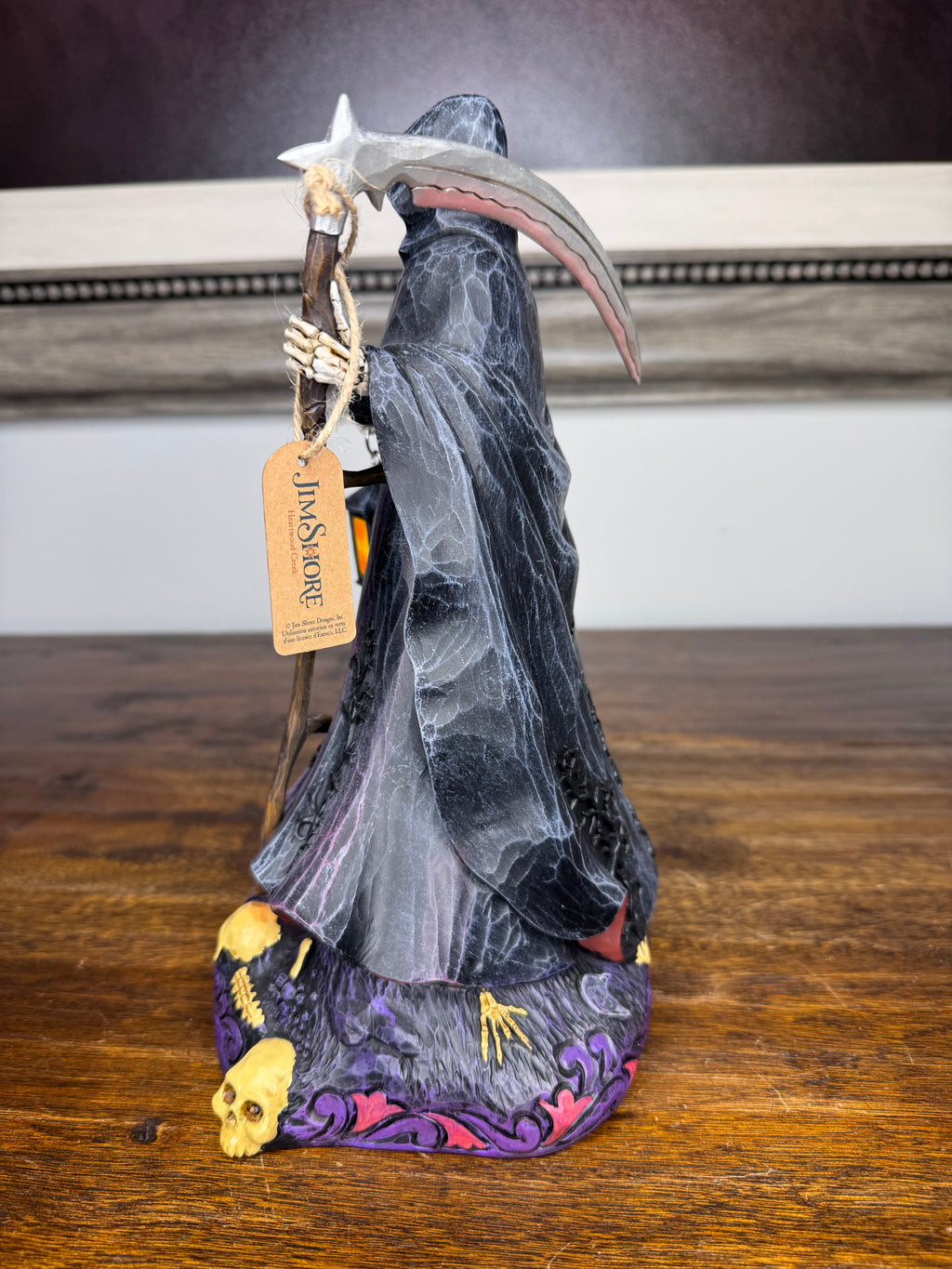 Jim Shore Heartwood Creek Grim Reaper w/ LED Lights NIB