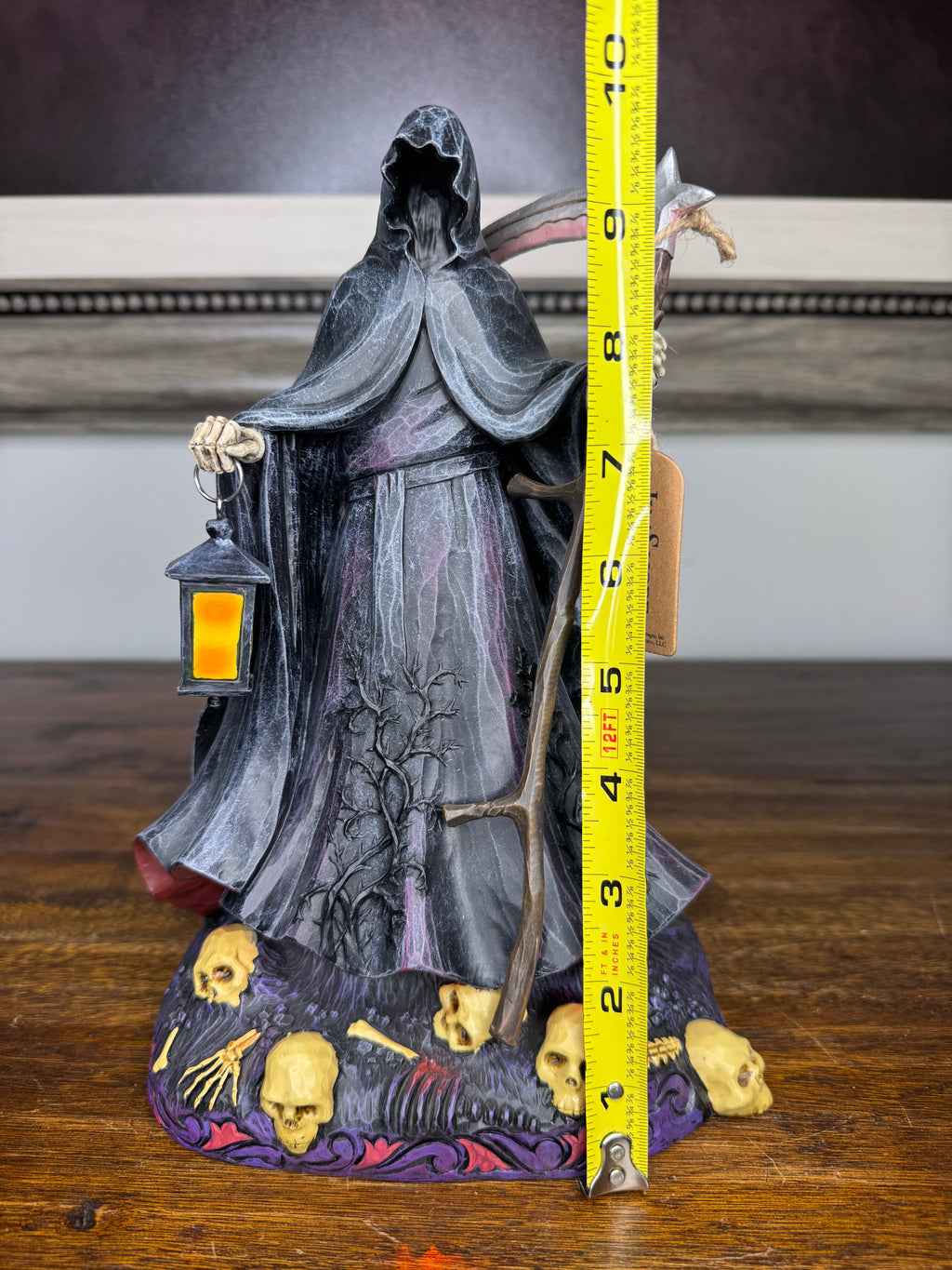 Jim Shore Heartwood Creek Grim Reaper w/ LED Lights NIB