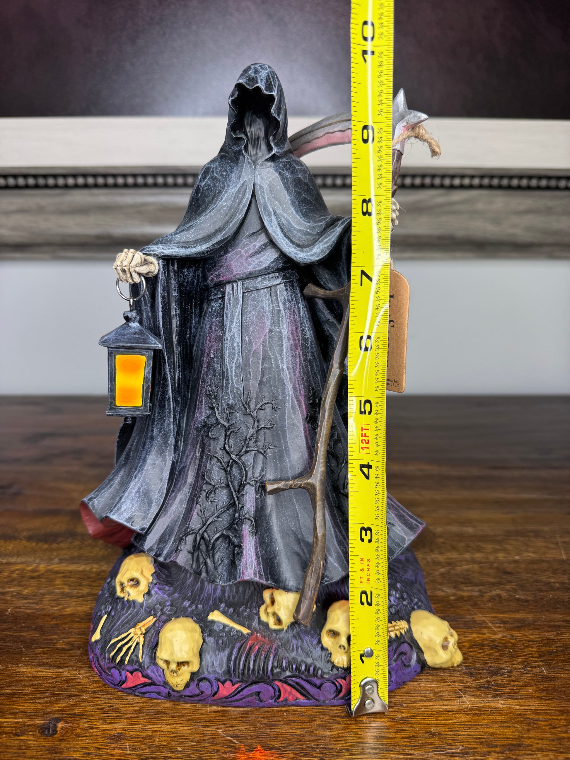 Jim Shore Heartwood Creek Grim Reaper w/ LED Lights NIB