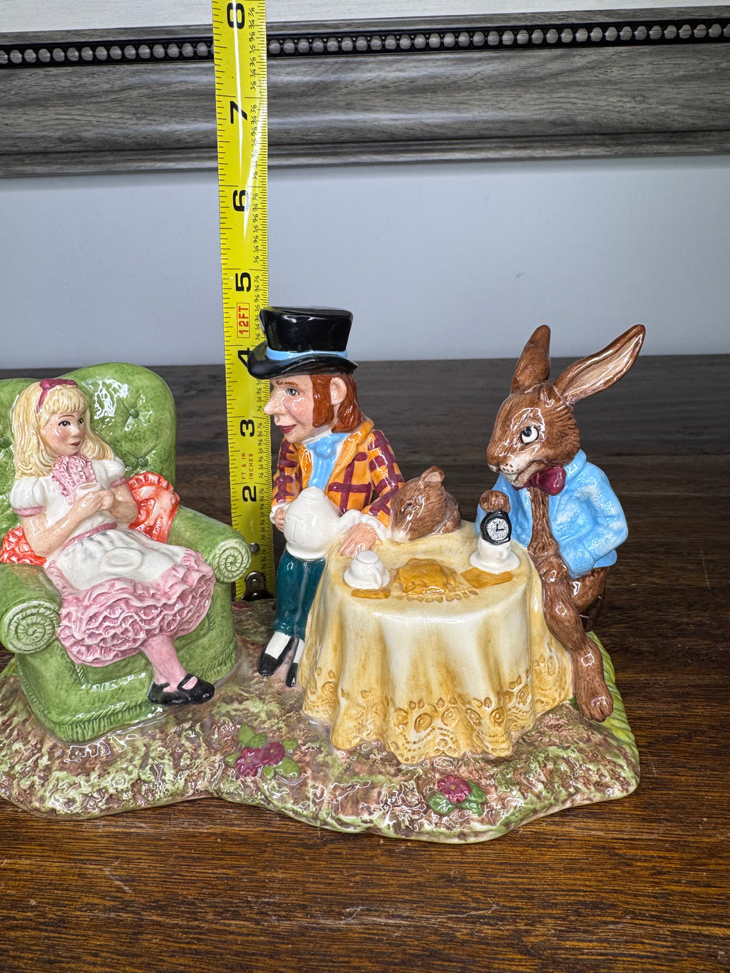 1998 Limited Ed Beswick Alice and Wonderland Tea Party Figurine