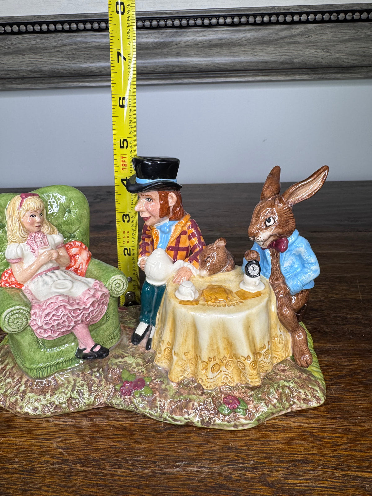 1998 Limited Ed Beswick Alice and Wonderland Tea Party Figurine