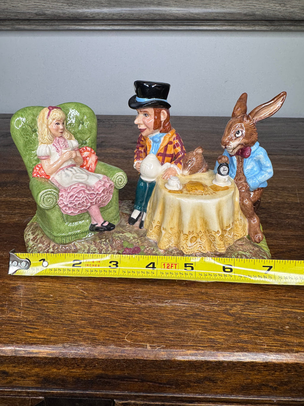 1998 Limited Ed Beswick Alice and Wonderland Tea Party Figurine