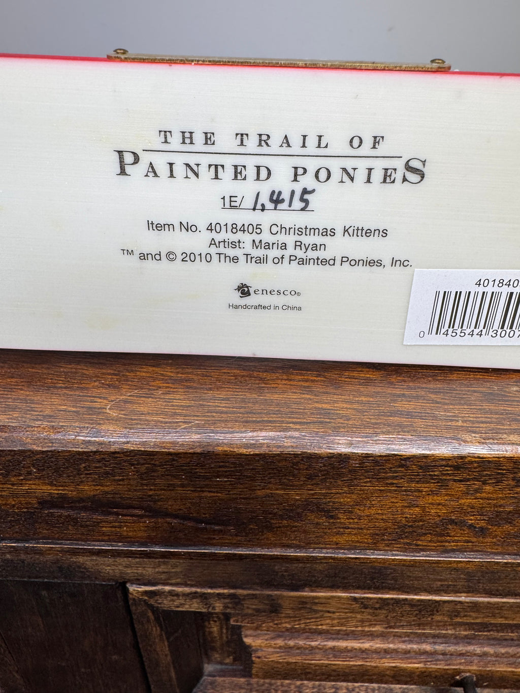 Trail of Painted Ponies Christmas Kittens 1 Ed w/Original Box