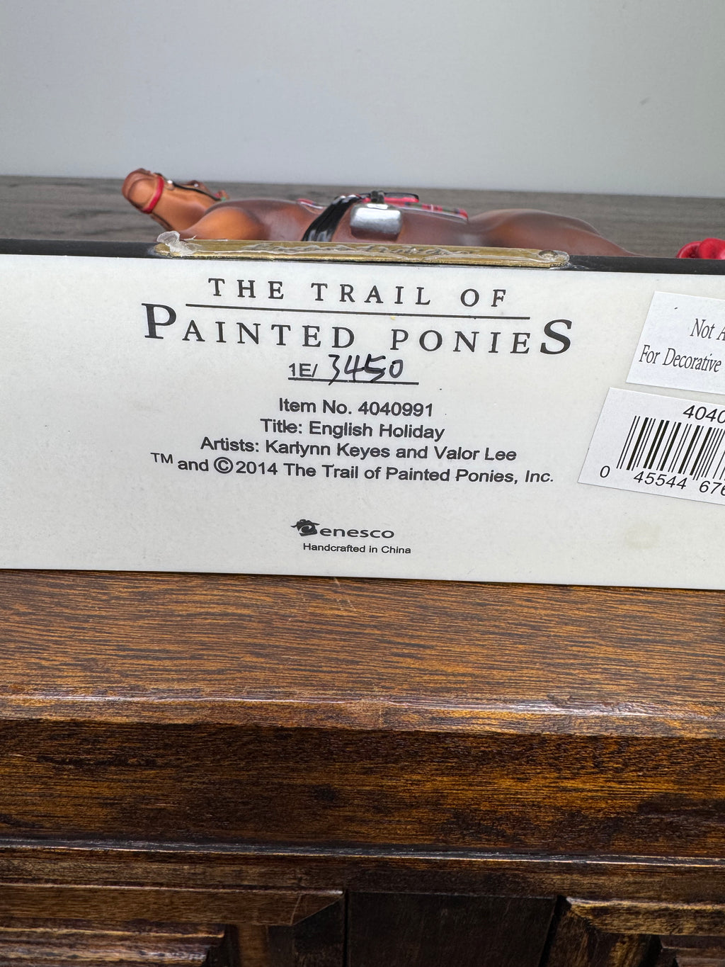 Trail of Painted Ponies English Holiday