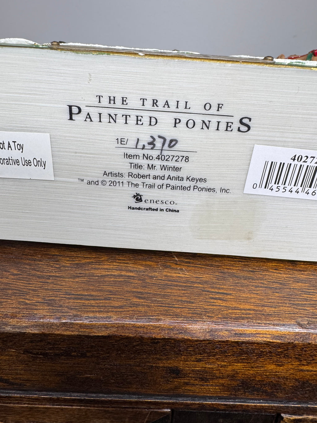 Trail of Painted Ponies Mr Winter 1 Ed, w/ Original Box