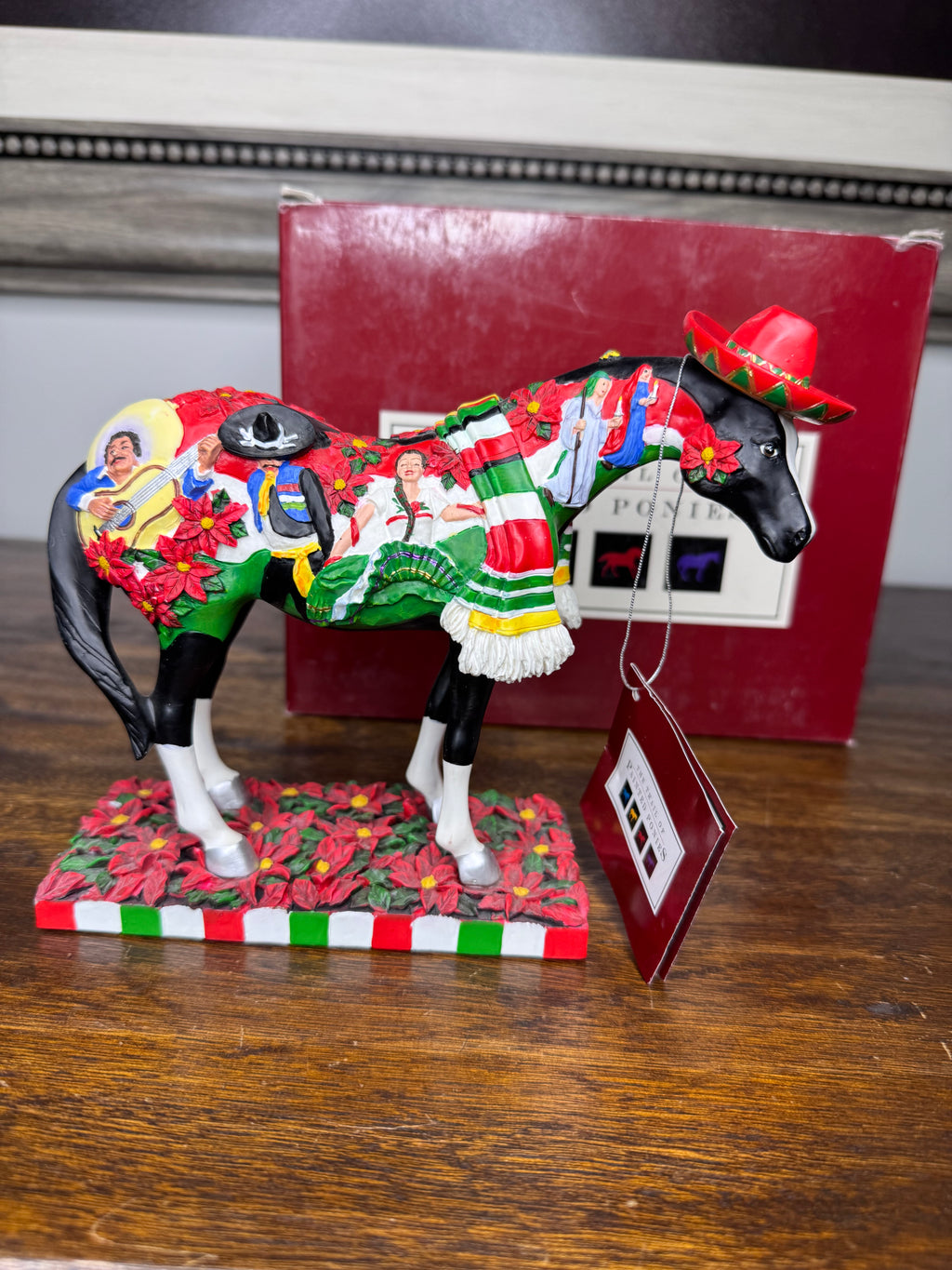 Trail of Painted Ponies Feliz Navidad 1st Ed w/ Original Box