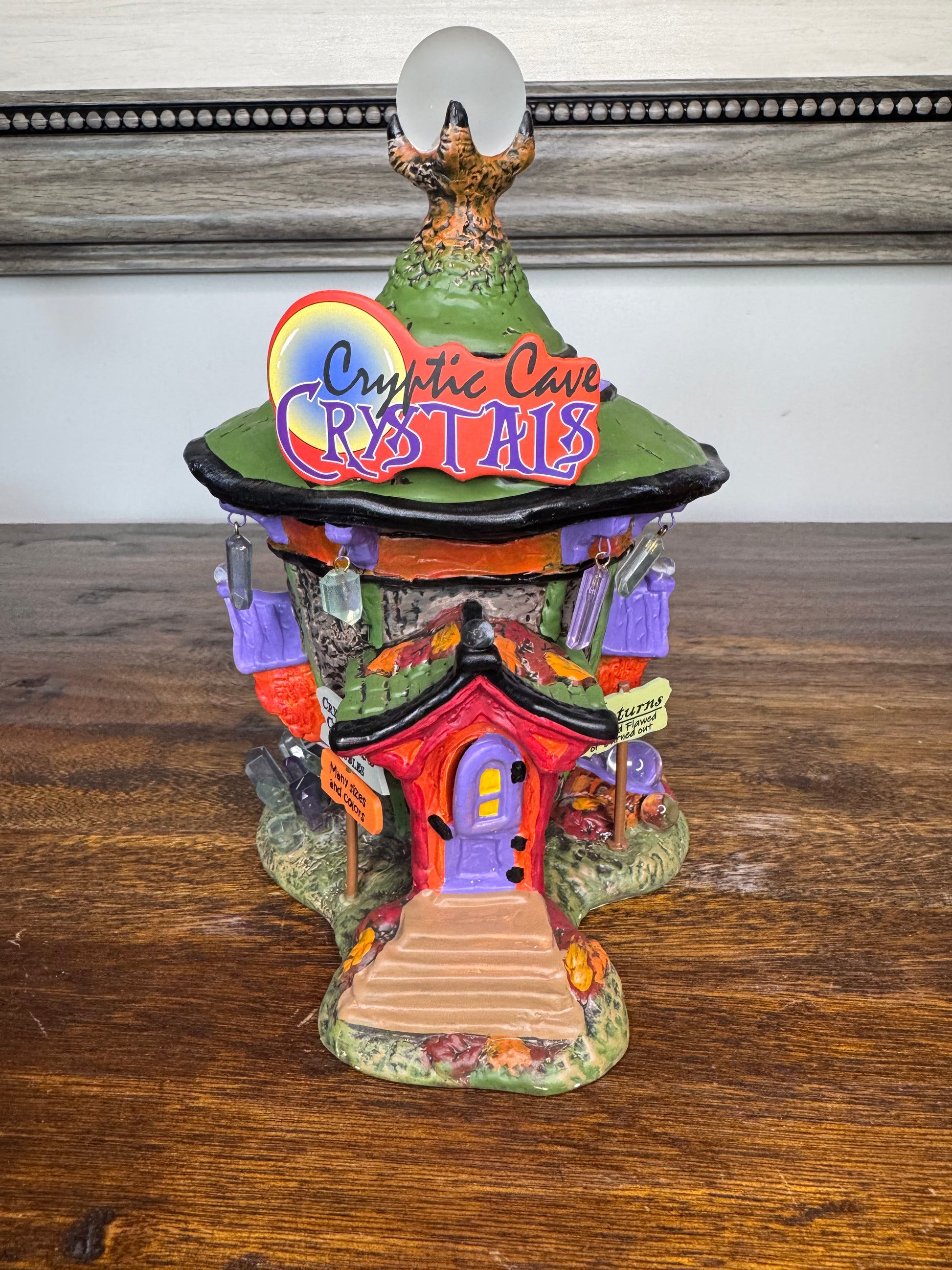 New In Box Dept 56 Snow Village Halloween Cryptic Cave Crystals